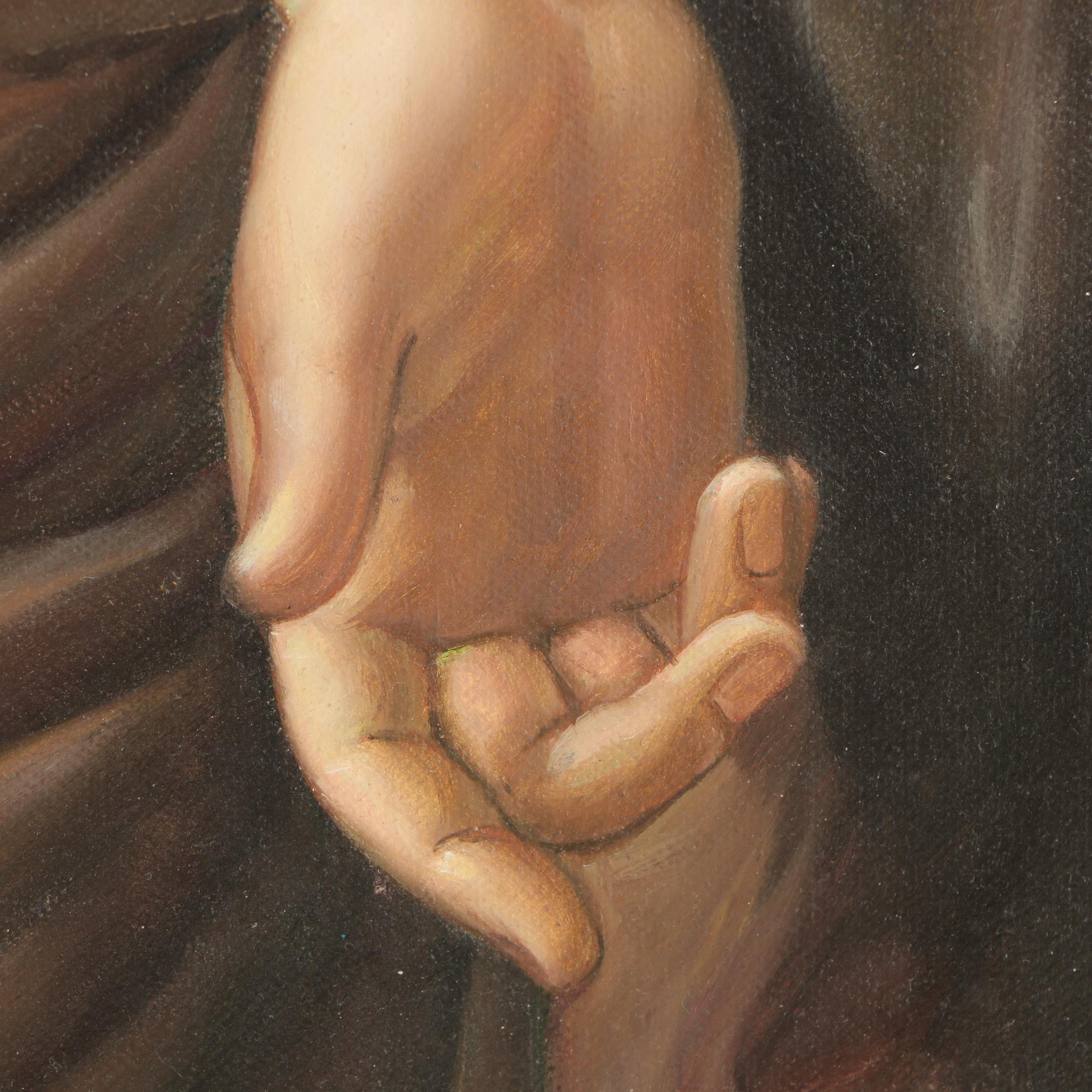 Copy Oil Painting After Francesco Hayez's "Ruth"