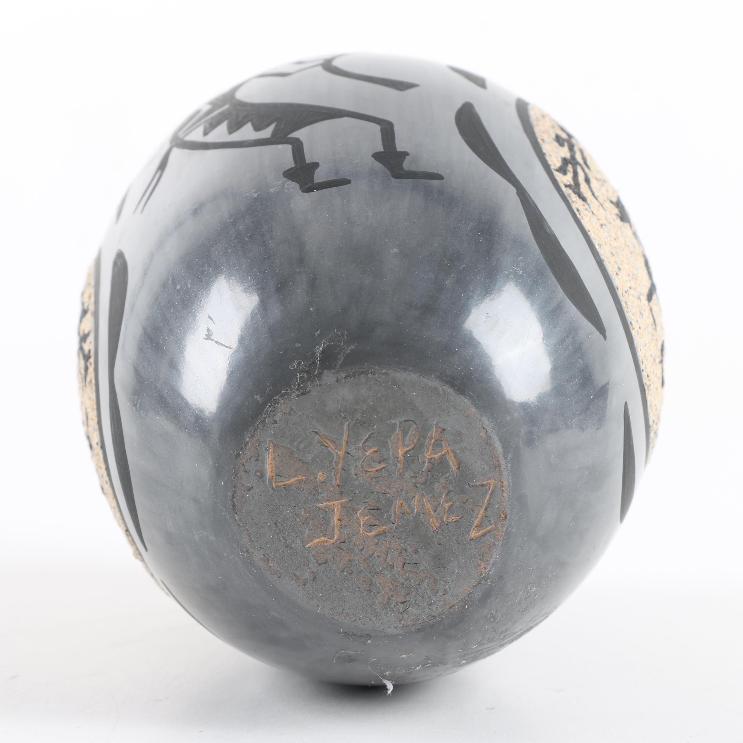 Signed Jemez and Acoma Pueblo Pots