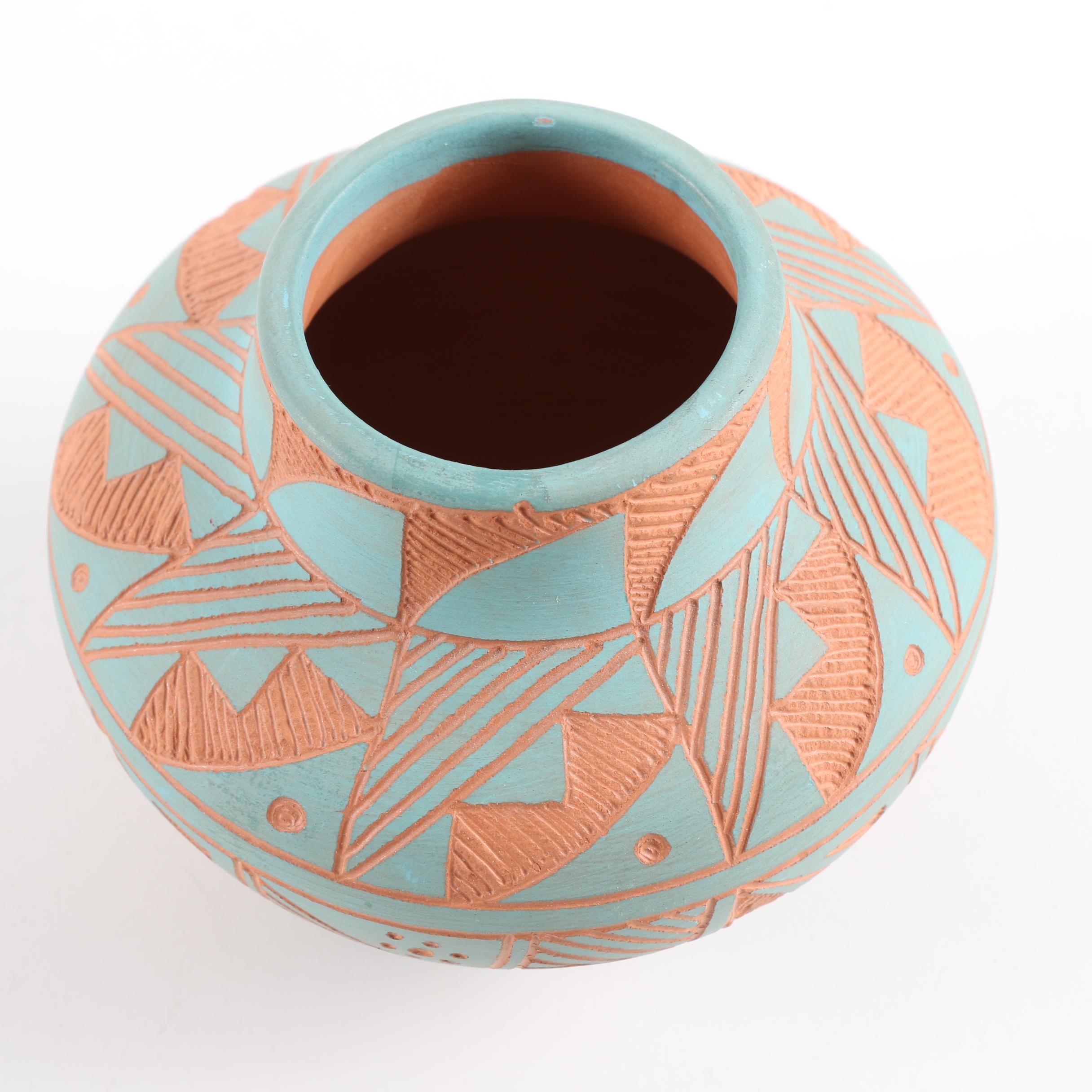 Signed Jemez and Acoma Pueblo Pots