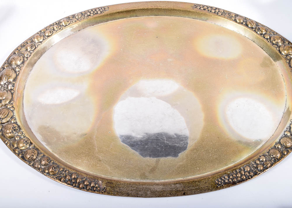 Vintage German Repoussé Hestermann Ernst 800 Silver Service From Germany