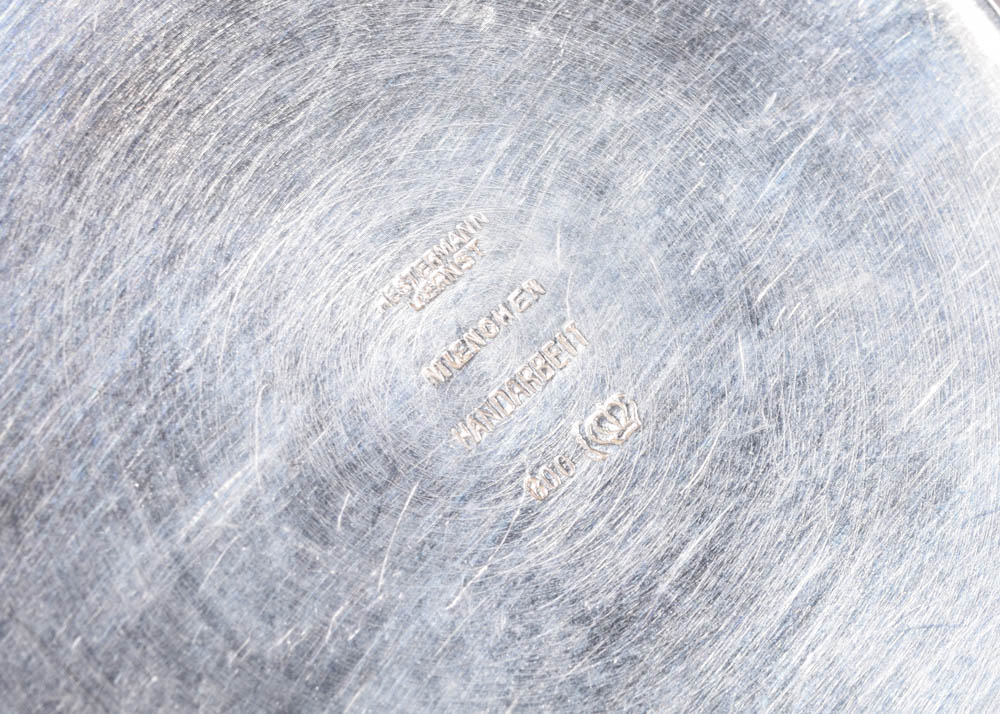 Vintage German Repoussé Hestermann Ernst 800 Silver Service From Germany