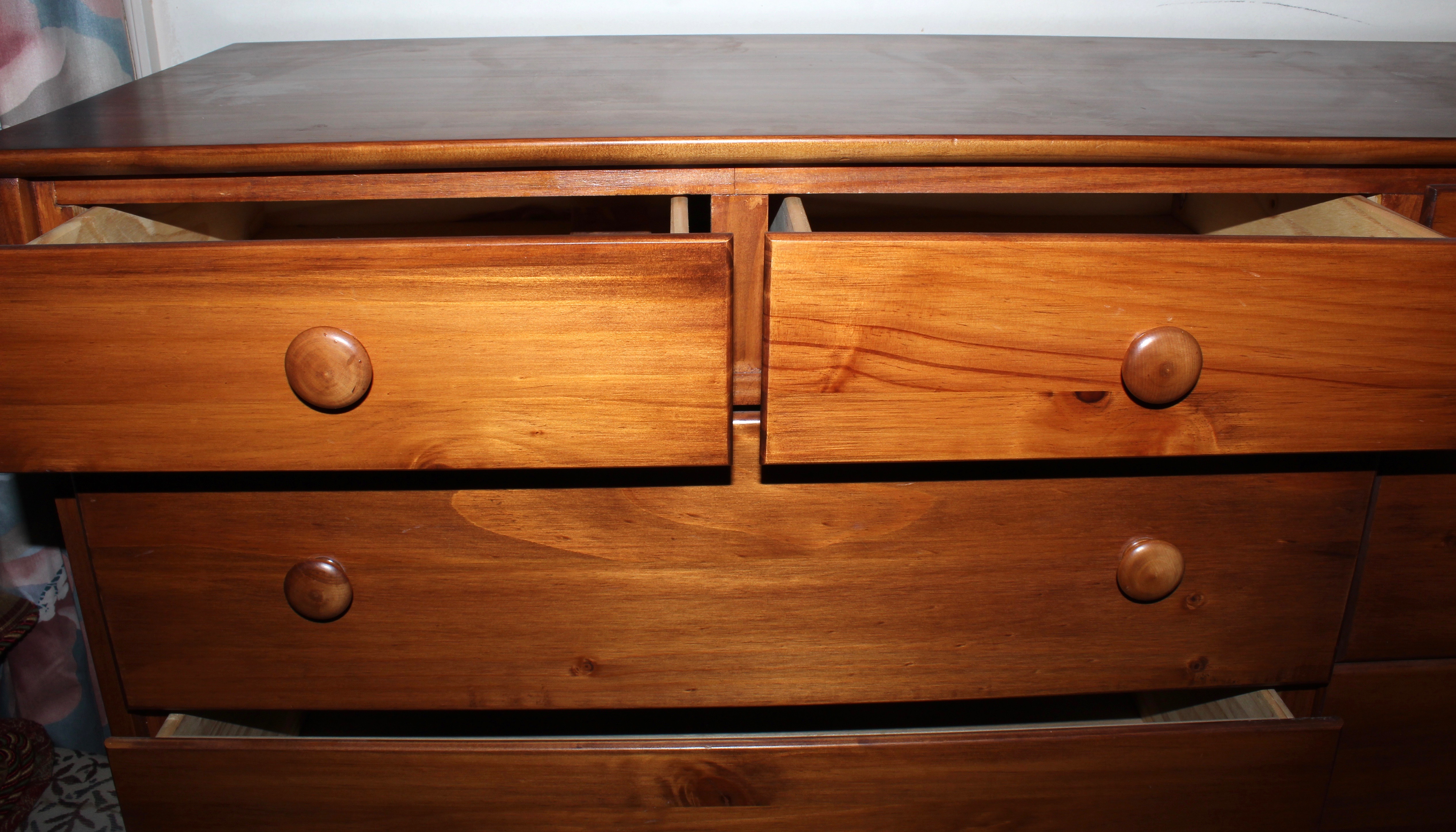 Cherry Wooden Dresser Set