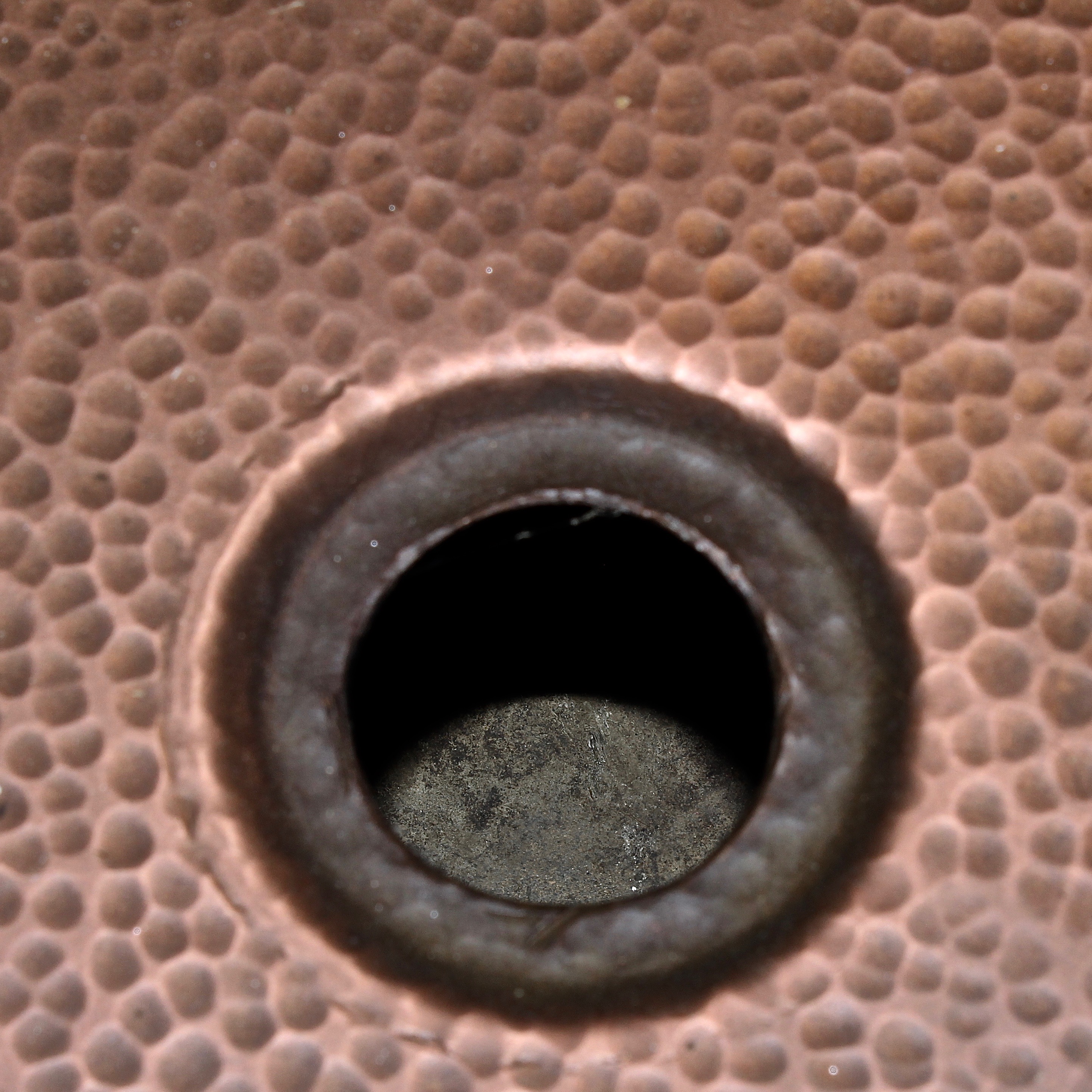 Hand Crafted Hammered Copper Soaking Tub