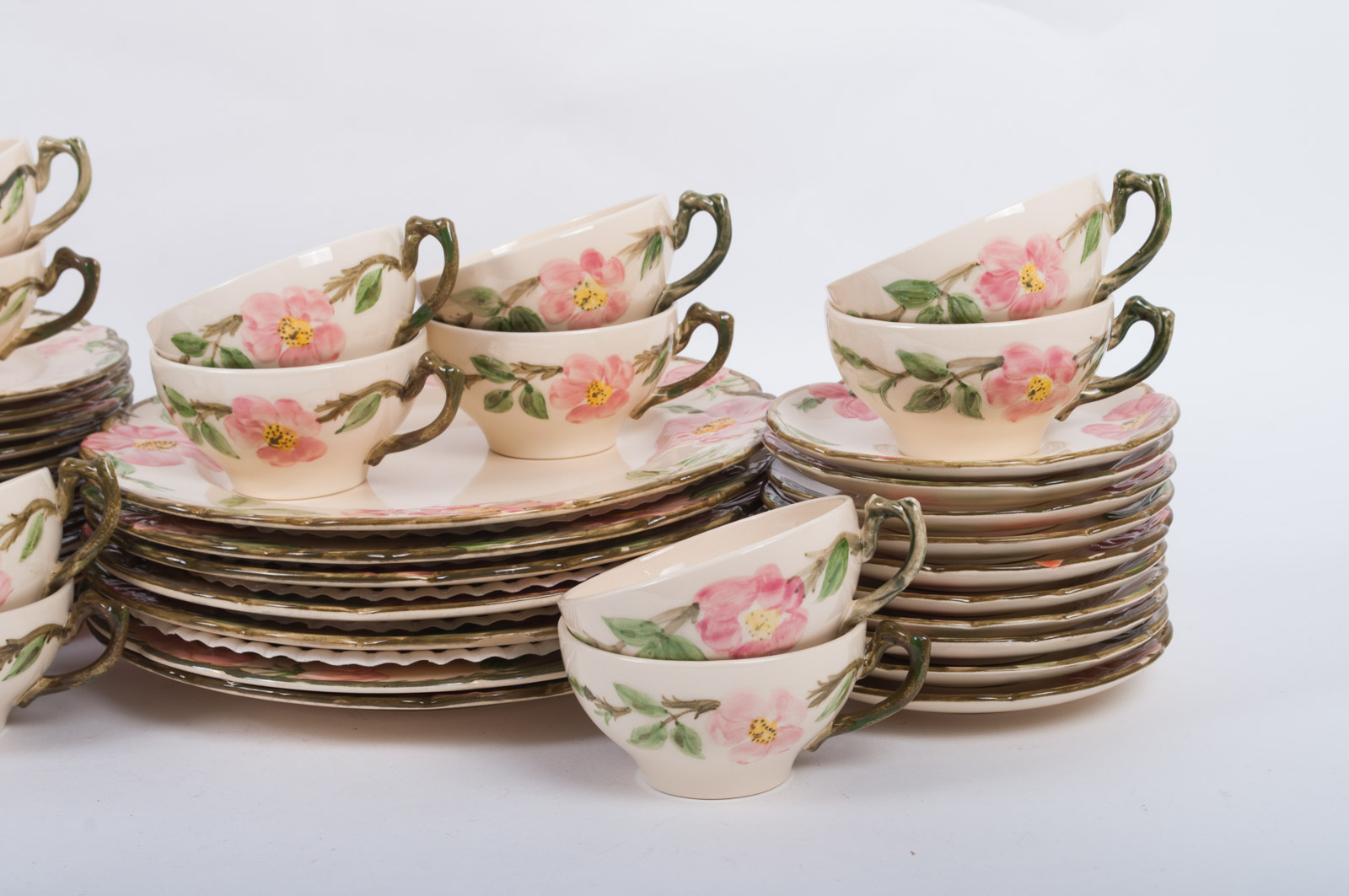 Hand Painted "Desert Rose" Franciscan Dinnerware
