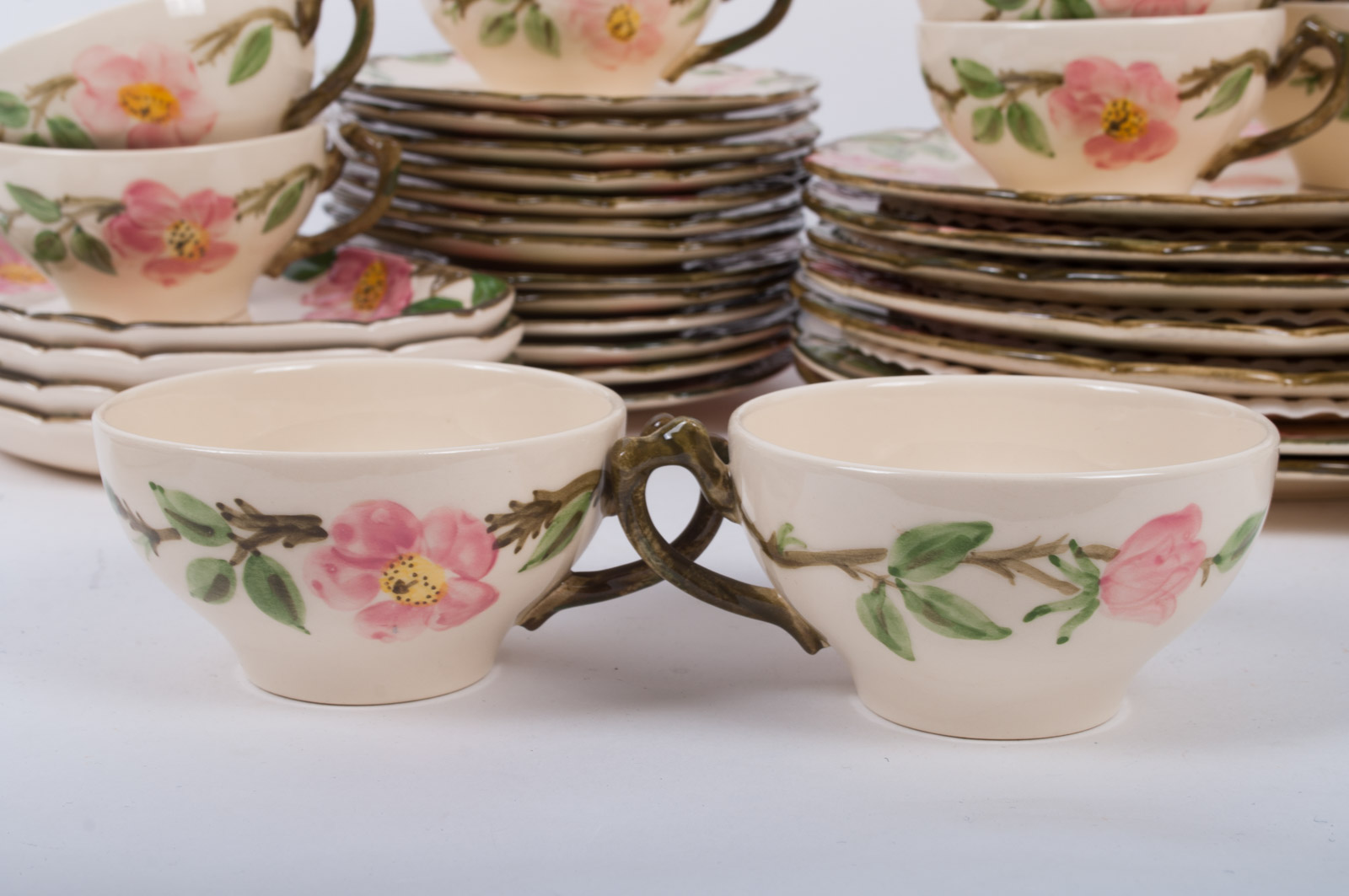 Hand Painted "Desert Rose" Franciscan Dinnerware
