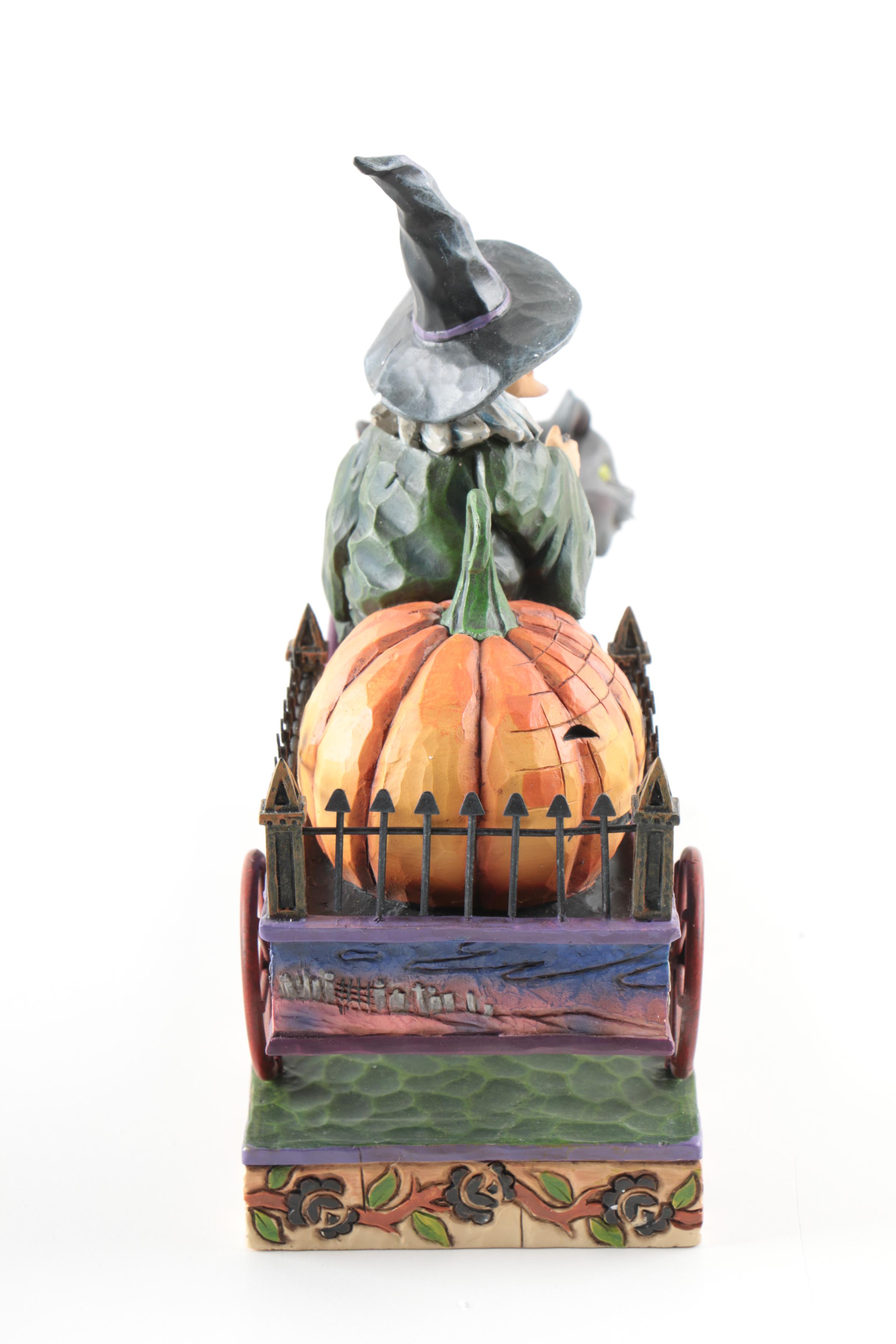 Jim Shore Heartwood Creek "Wicked Ride" Halloween Figurine.