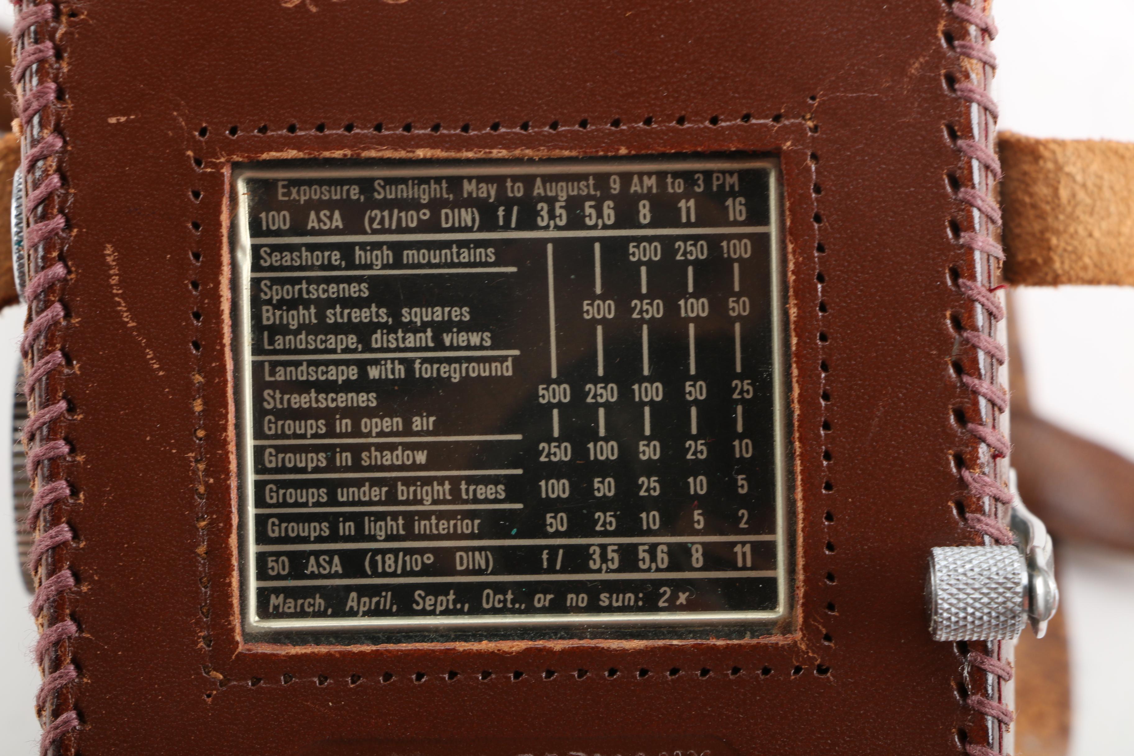 Rollieflex TLR Automat MX Camera, Argus 35mm Camera, and Slide Box