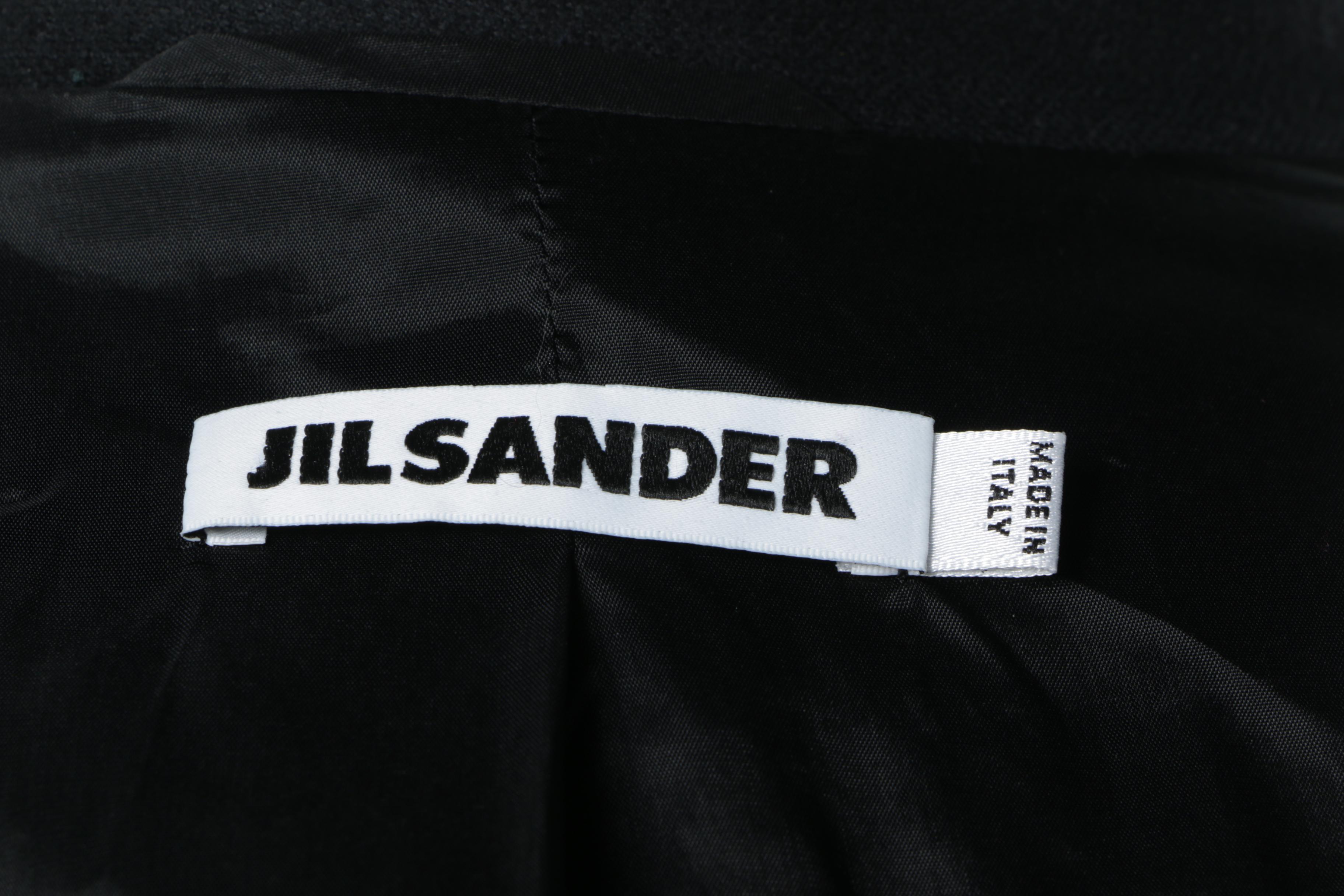 Women's Jil Sander Black Wool Blend Jacket