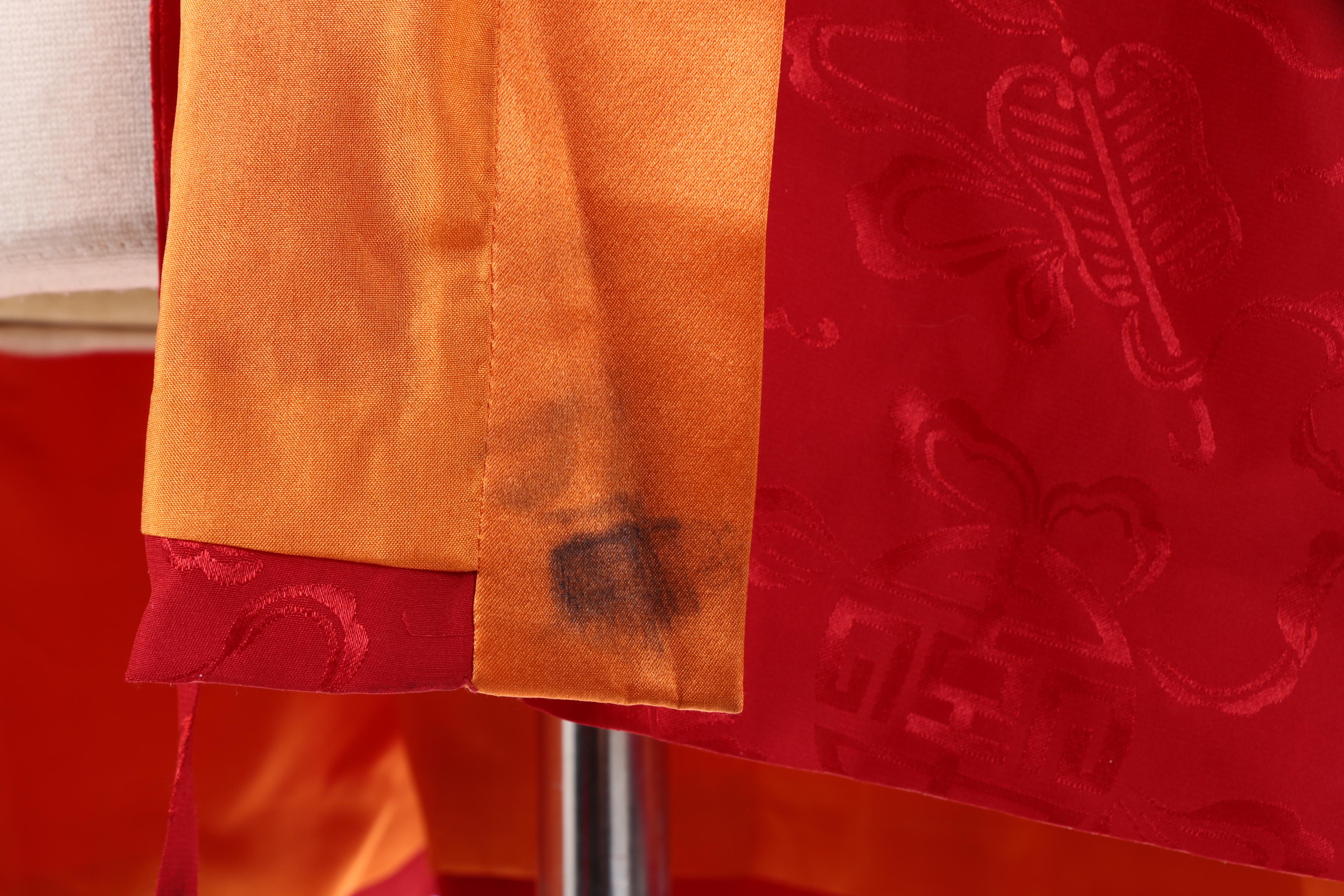 Chinese Shanghai Tang Silk Robe with Sash