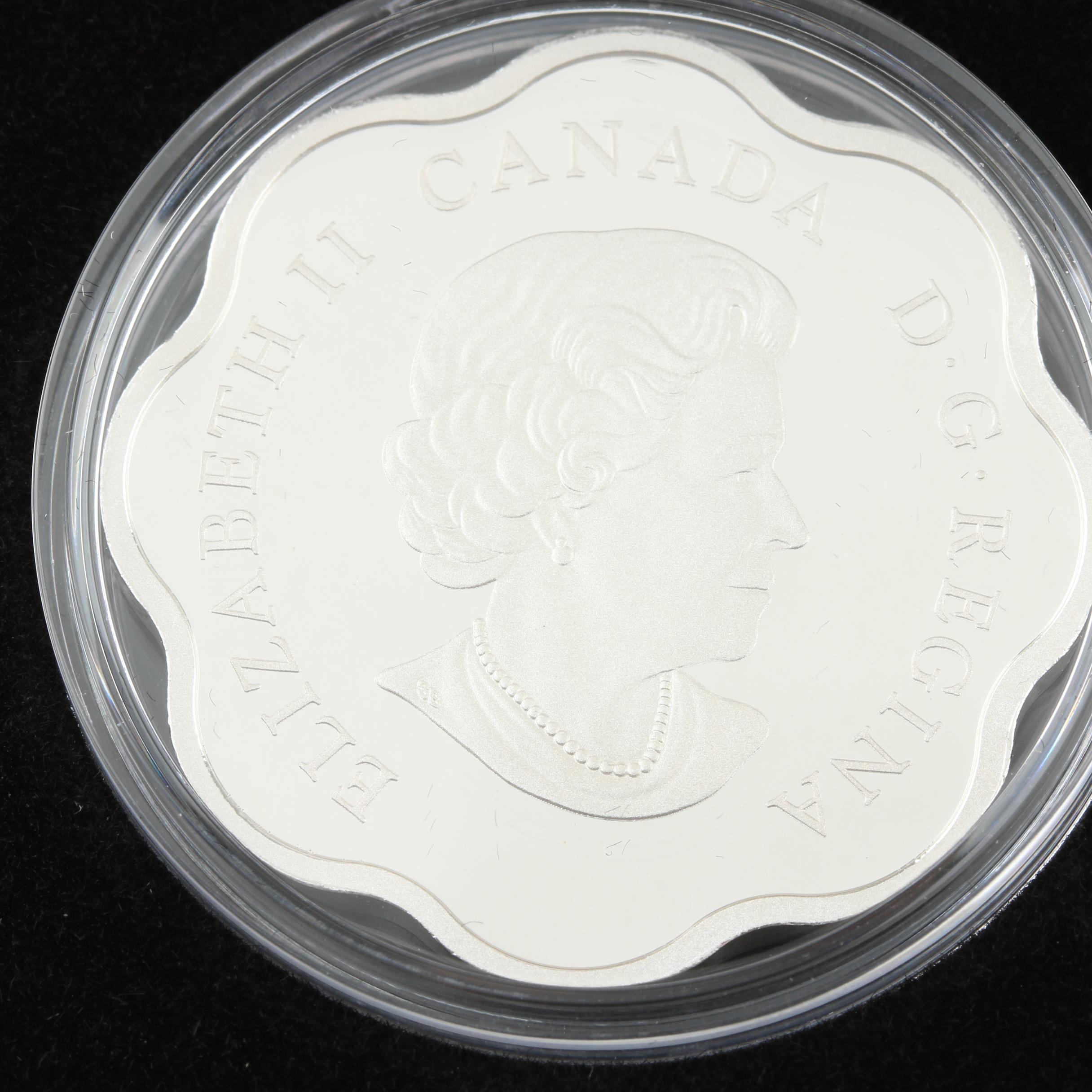 2017 Canadian Timber Wolf $20 Proof Silver Coin