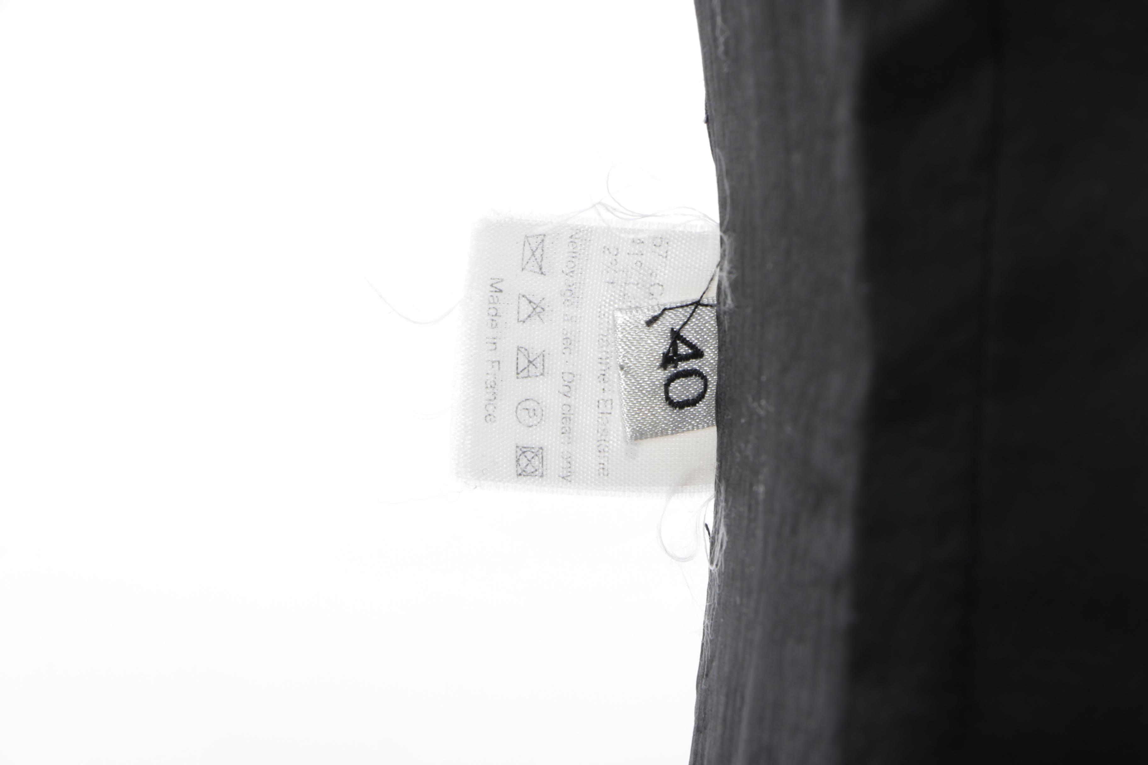 Women's Lanvin Hiver 2005 Black Wool Blend Coat