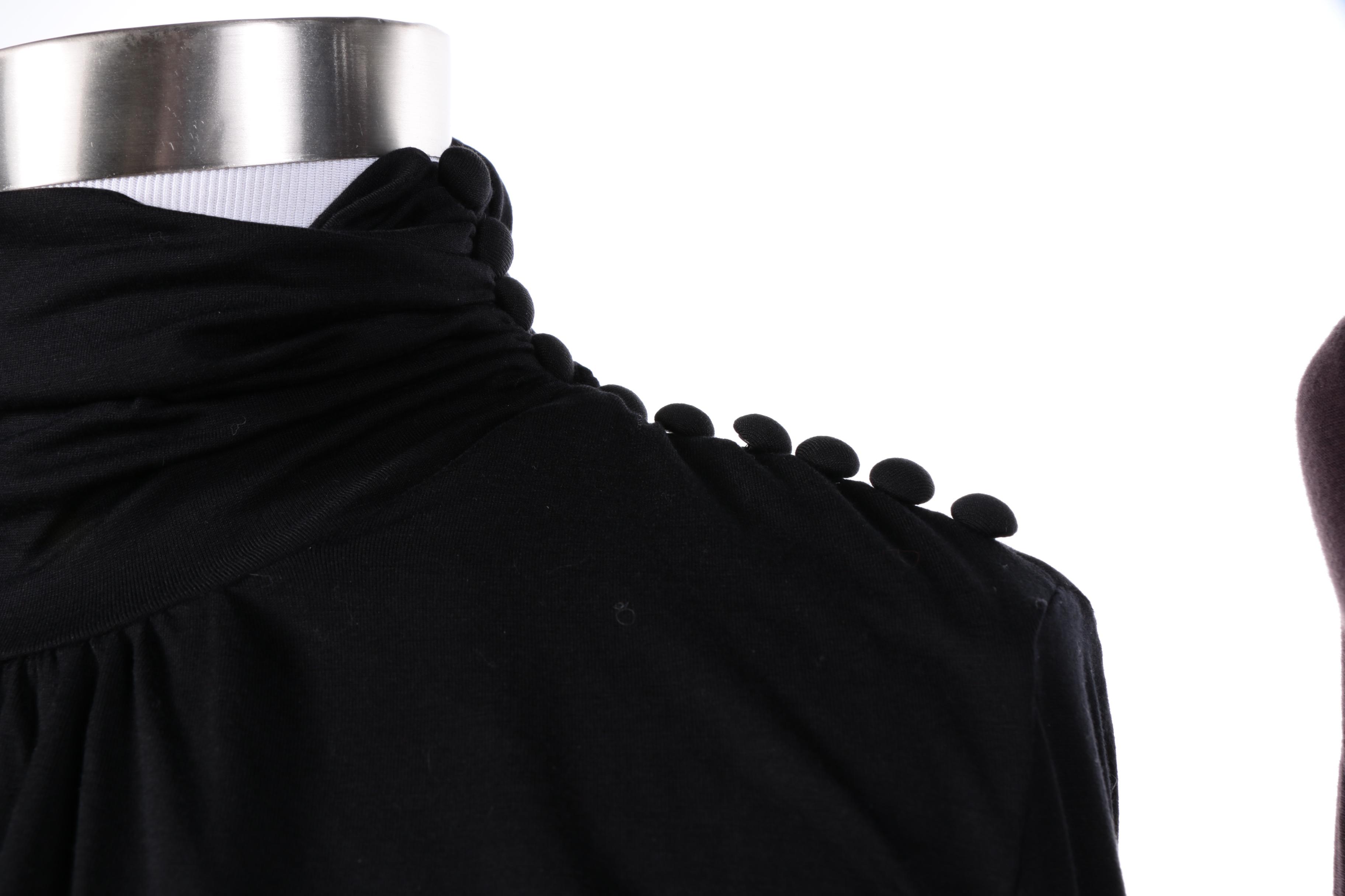 Women's Max Mara Black and Brown Turtlenecks