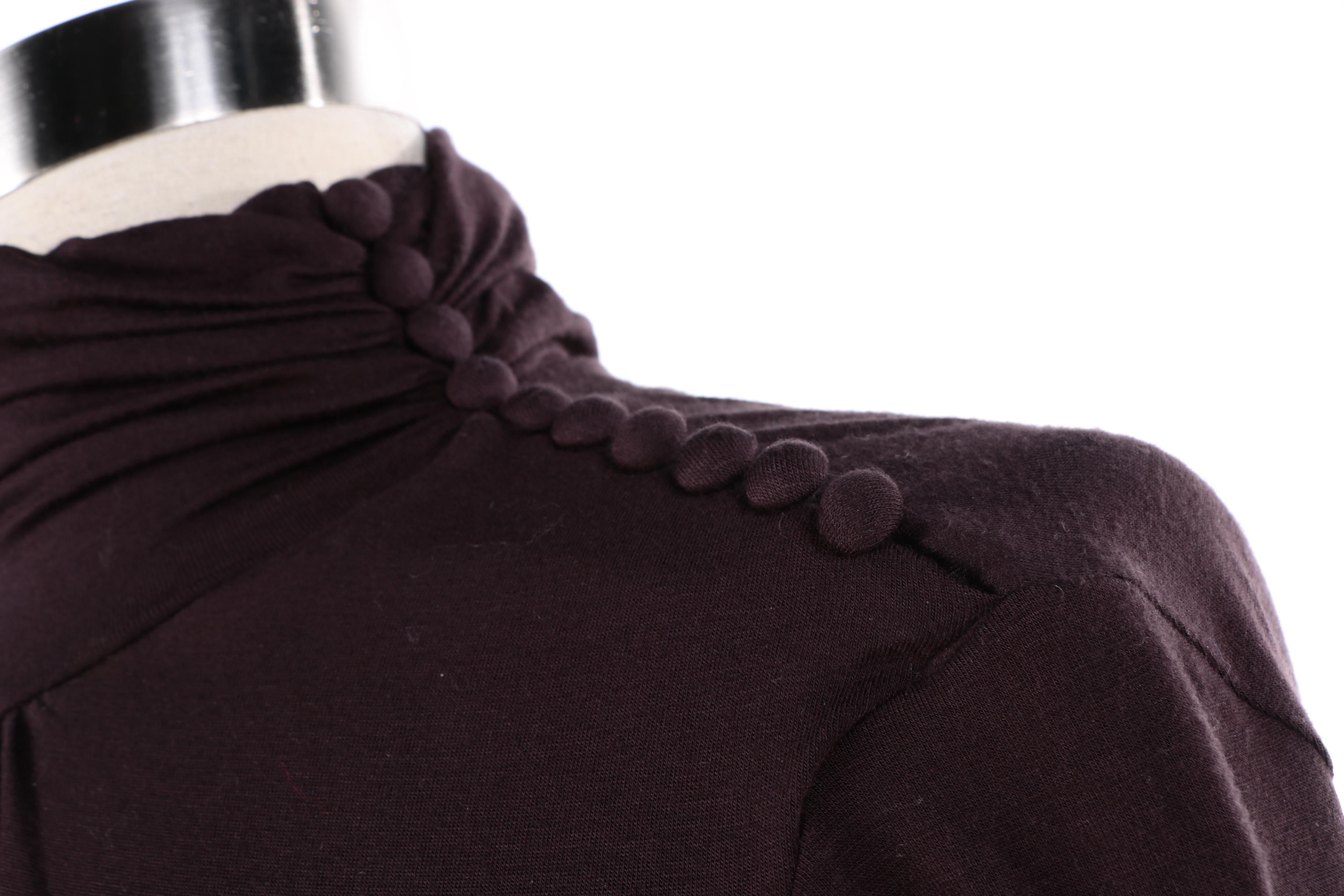 Women's Max Mara Black and Brown Turtlenecks