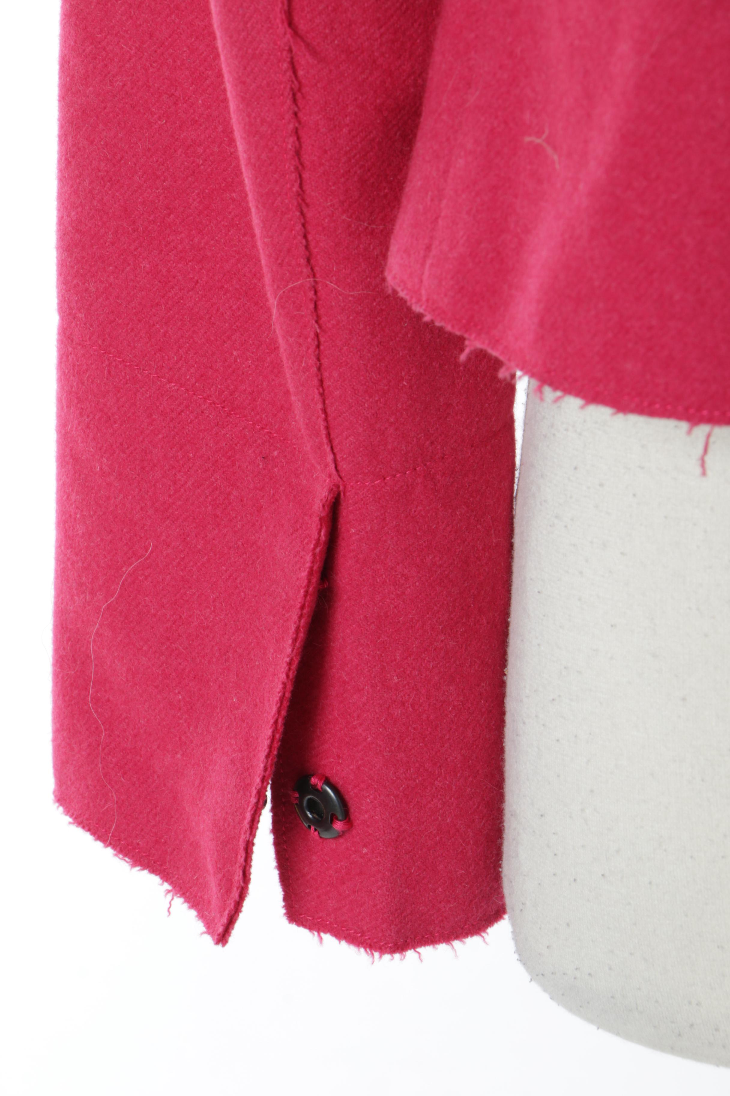 Women's A-K-R-I-S- Punto Pink Wool Blend Jacket