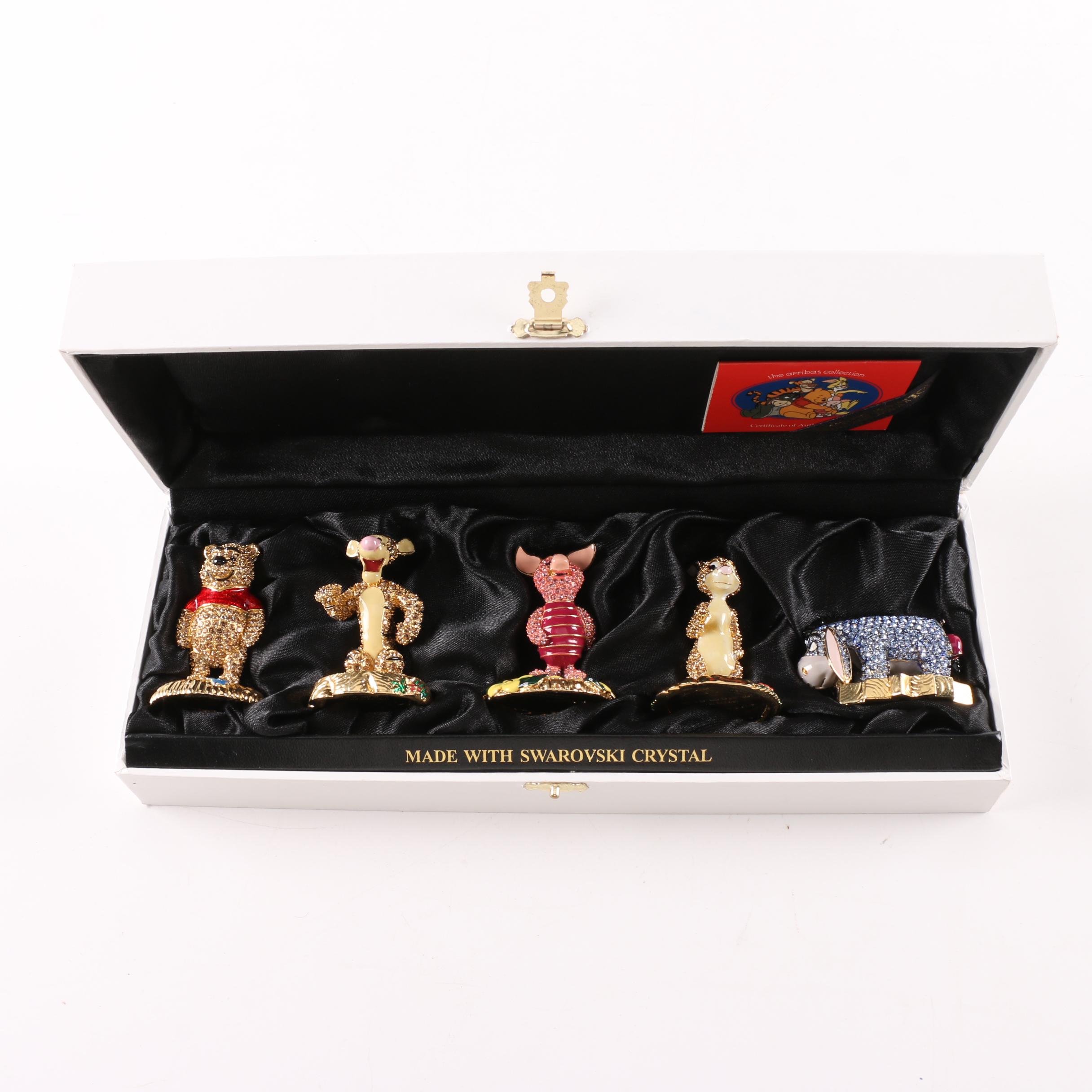 Limited Edition Arribas Brothers Winnie the Pooh Figurine Set