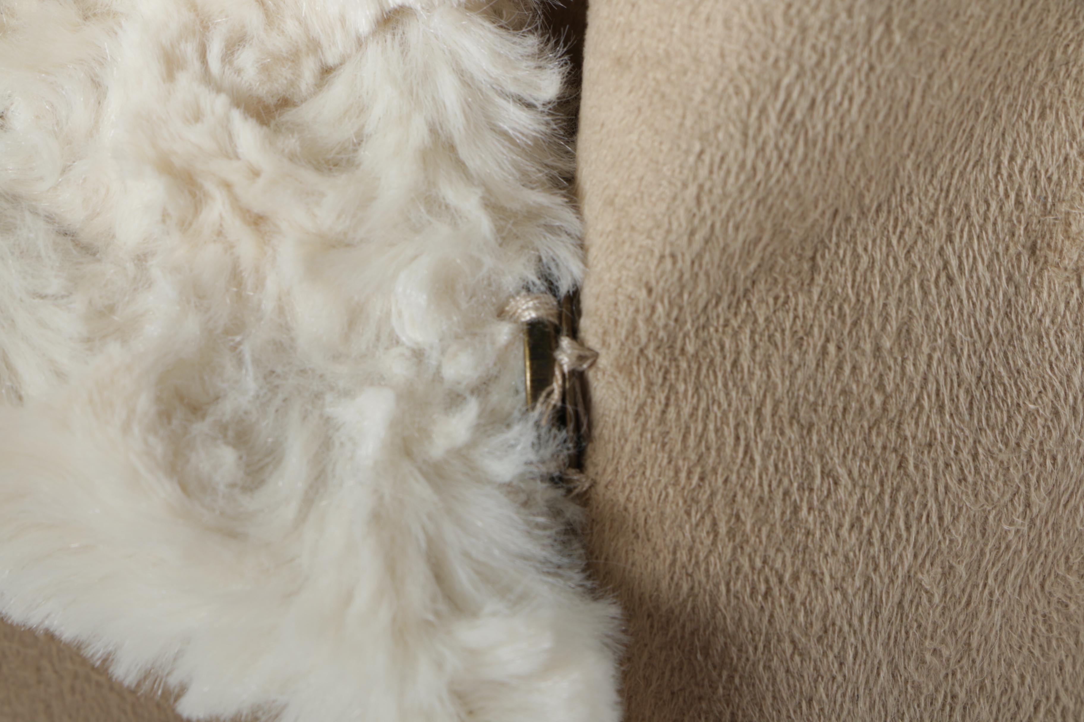 Women's Patrizia Luca Rabbit Fur Vest and Guess Faux Fur Vest