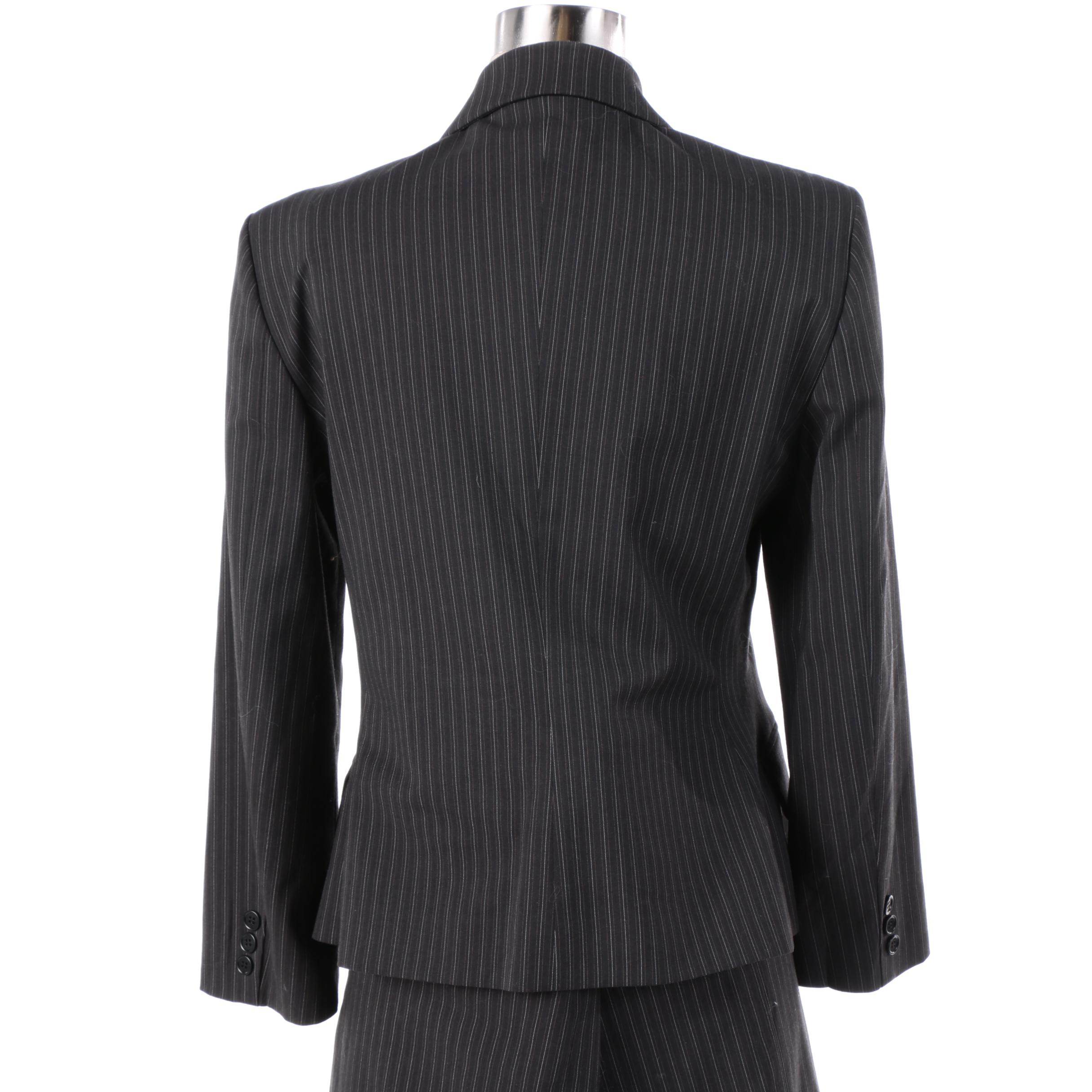 Sisley Pinstripe Skirt Suit and Talco Skirt