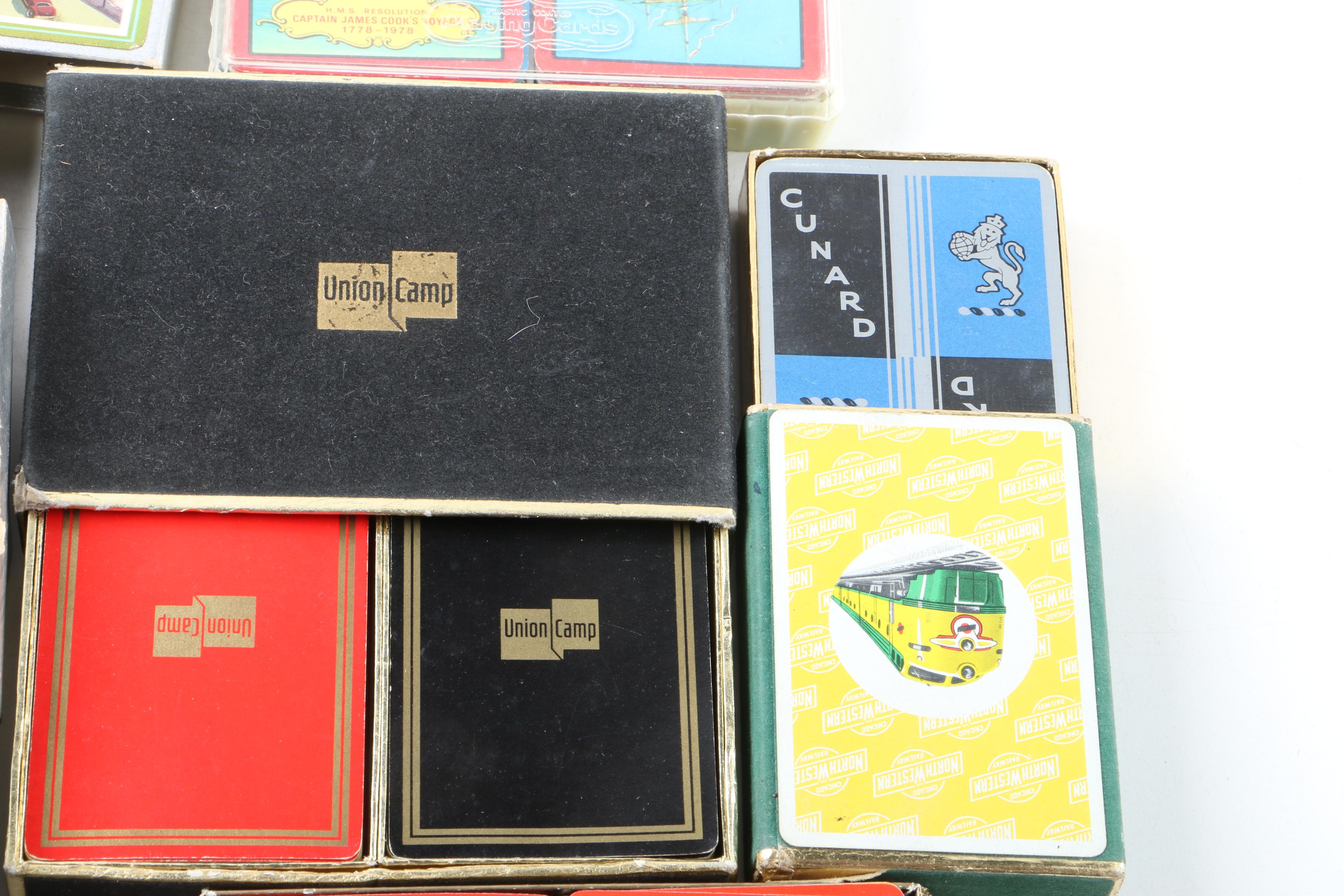 Vintage Playing Card Collection Featuring Hamilton, Stancraft, and More