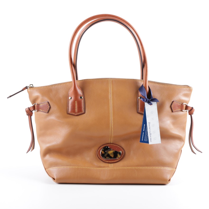 Dooney & Bourke Tan Leather Satchel