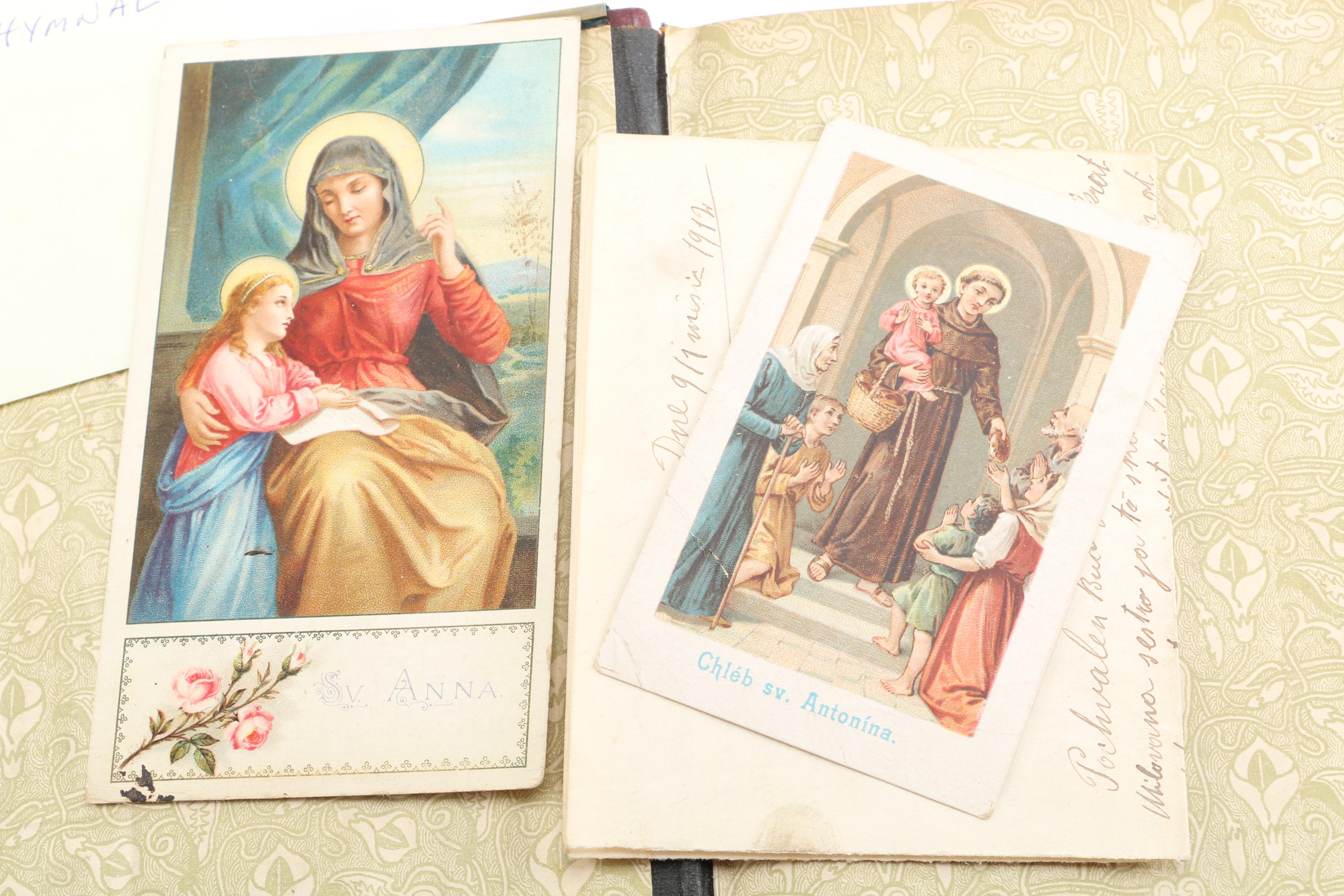 1902 Roman Catholic Archdiocese of Olomouc Czech Hymnal