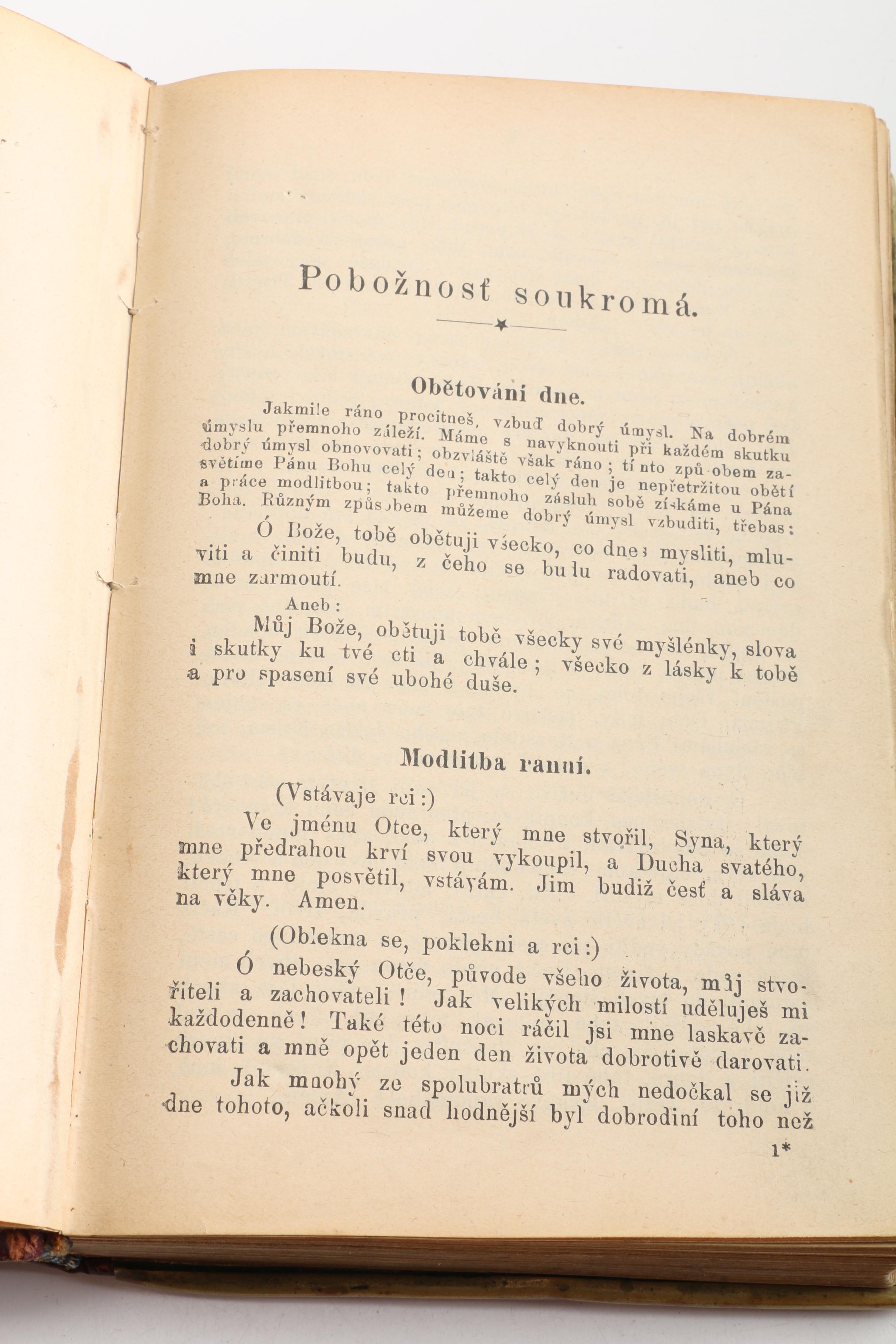 1902 Roman Catholic Archdiocese of Olomouc Czech Hymnal