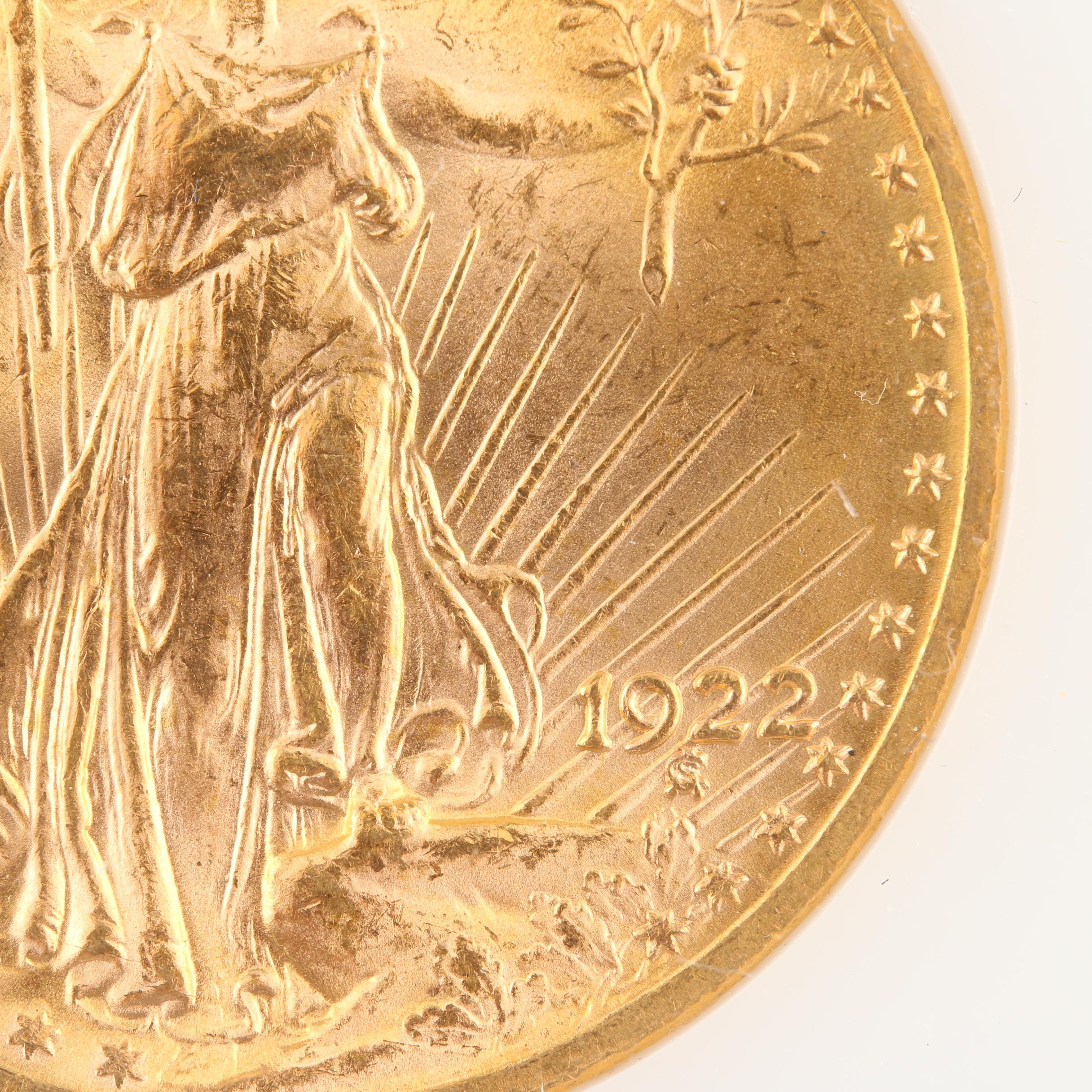 Set of Twenty Saint Gaudens $20 Gold Double Eagles, 1907-1928