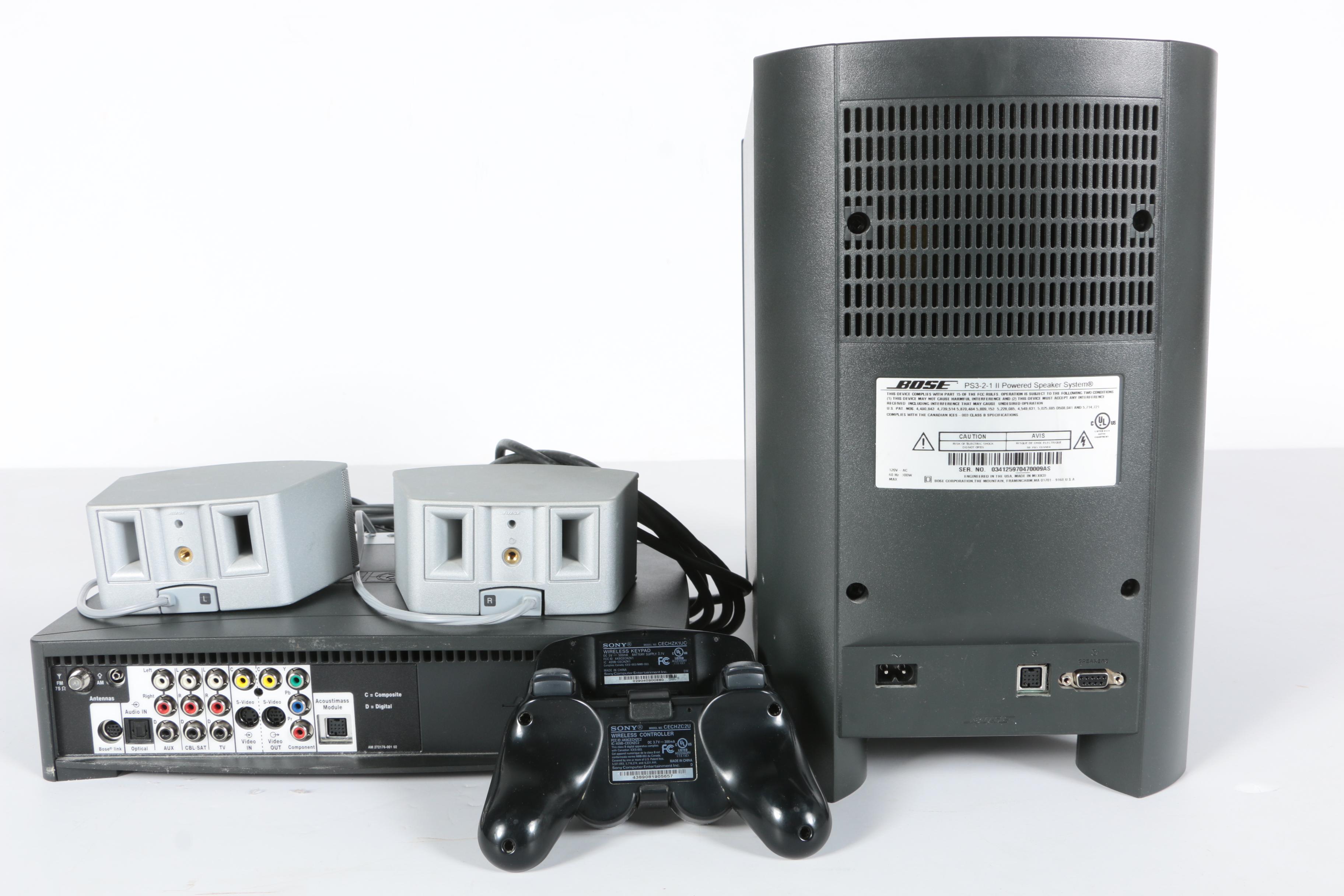 Bose PS3-2-1 Series II DVD Home Theater System with Sony DualShock 3 Controller