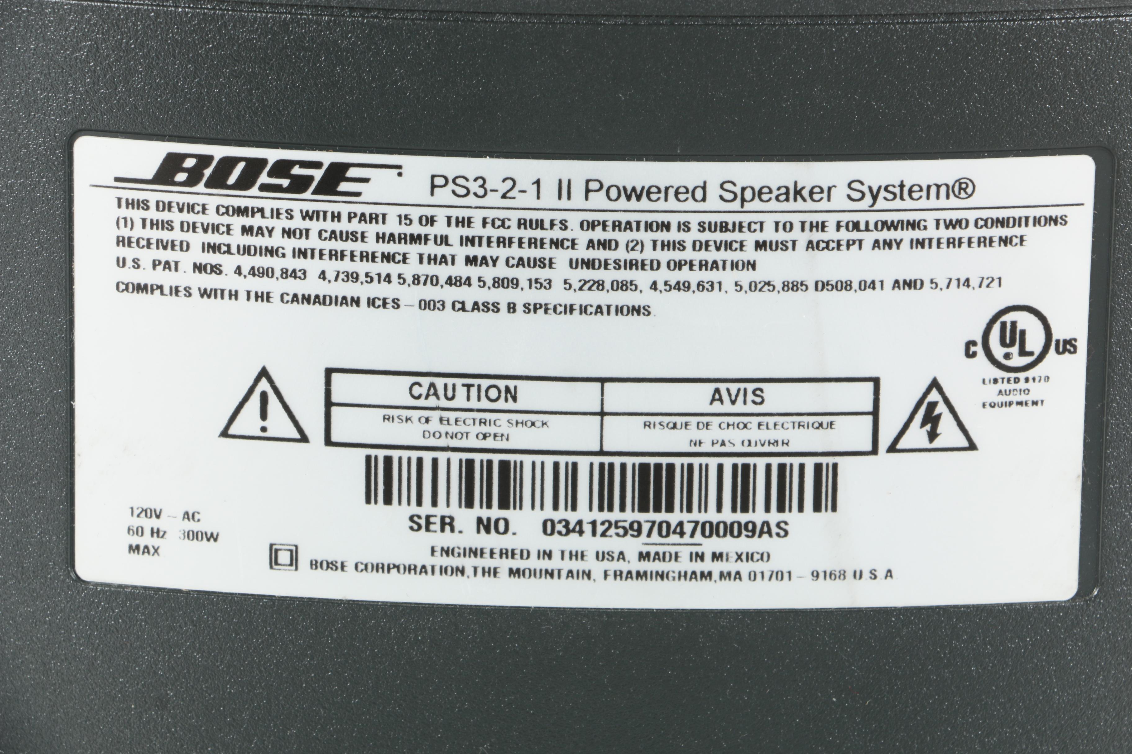 Bose PS3-2-1 Series II DVD Home Theater System with Sony DualShock 3 Controller