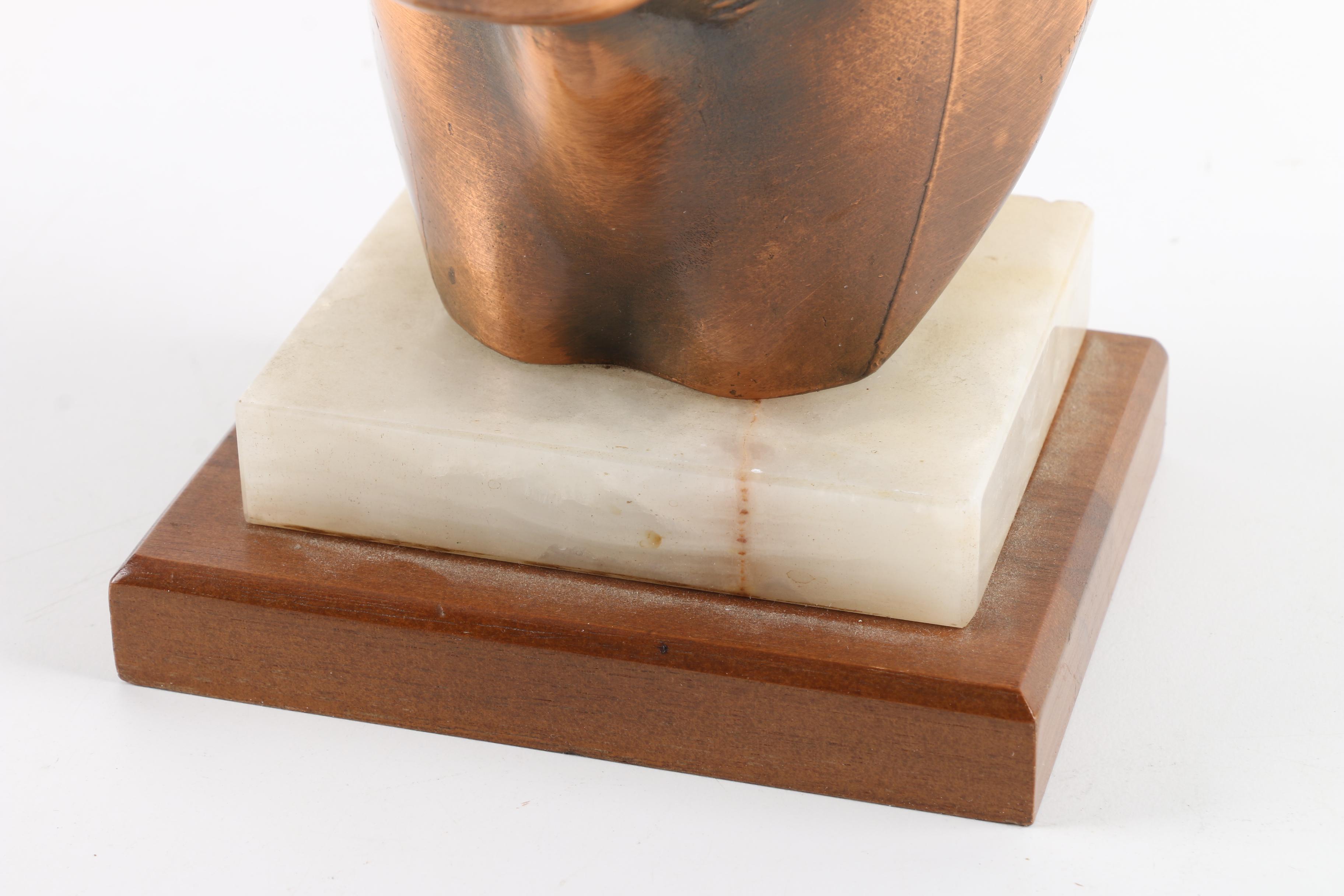 Vintage John F. Kennedy Bronze Bust by Anaran