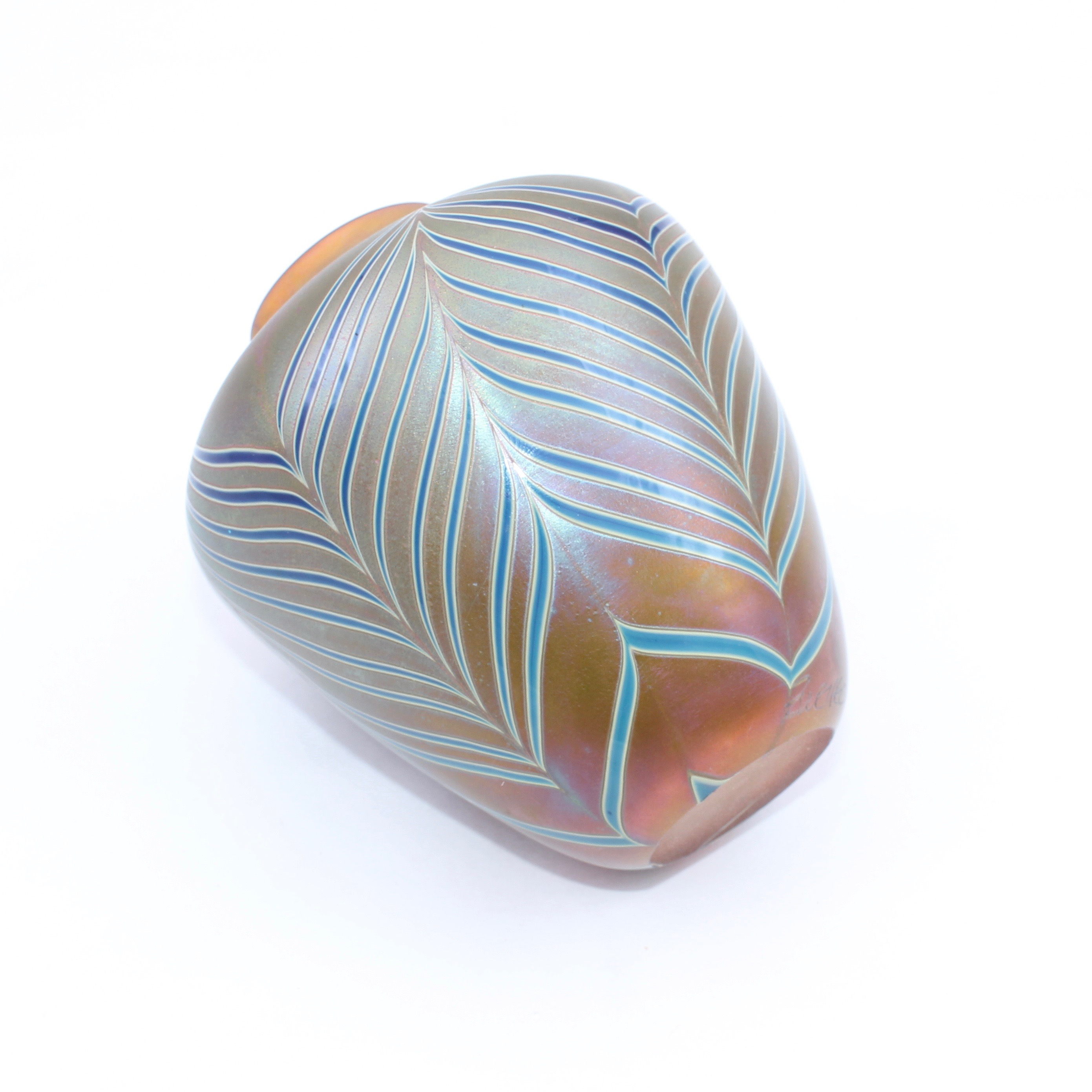 Craig Zweifel Signed Art Glass Vase