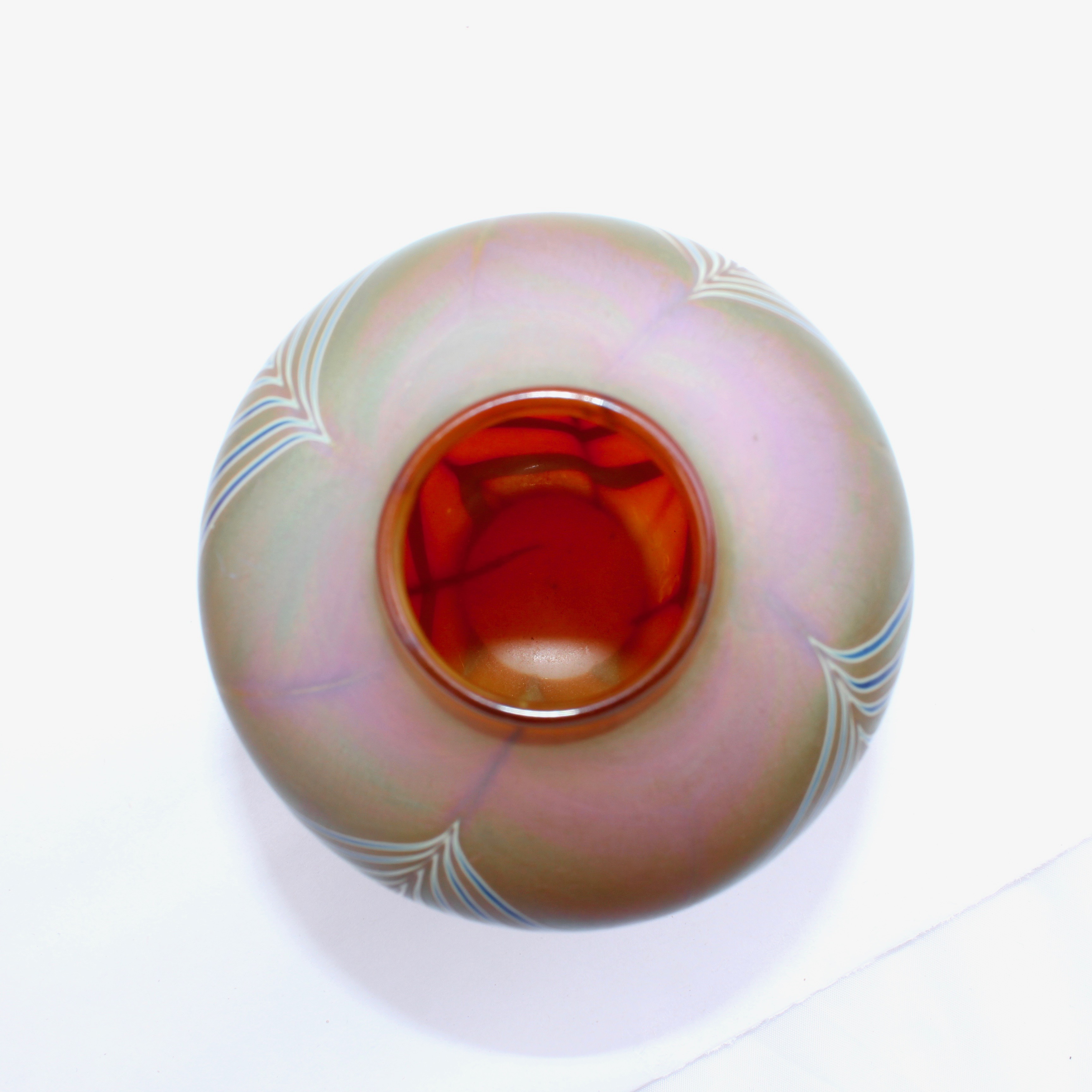 Craig Zweifel Signed Art Glass Vase