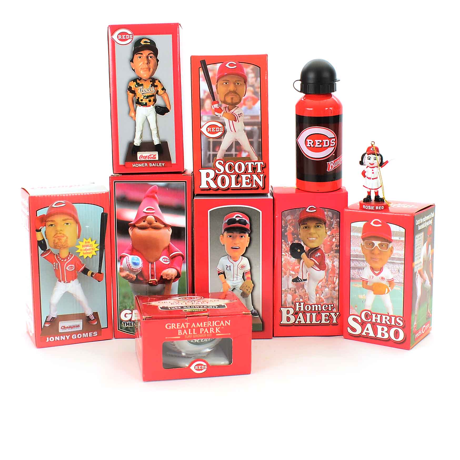 Cincinnati Reds Bobblehead Dolls, Figures, and More
