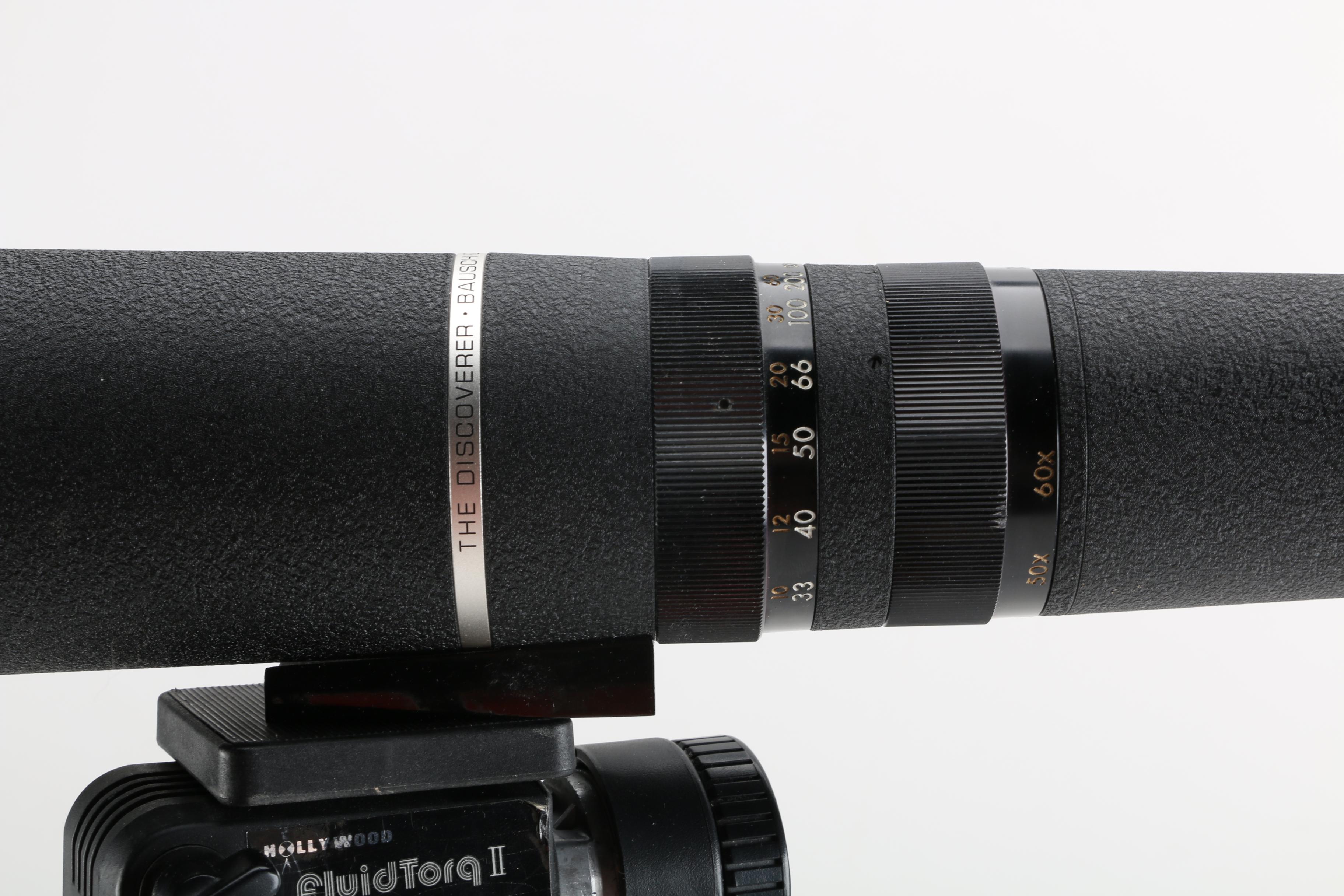 Bausch & Lomb 60mm Zoom Telescope with Hollywood Tripod