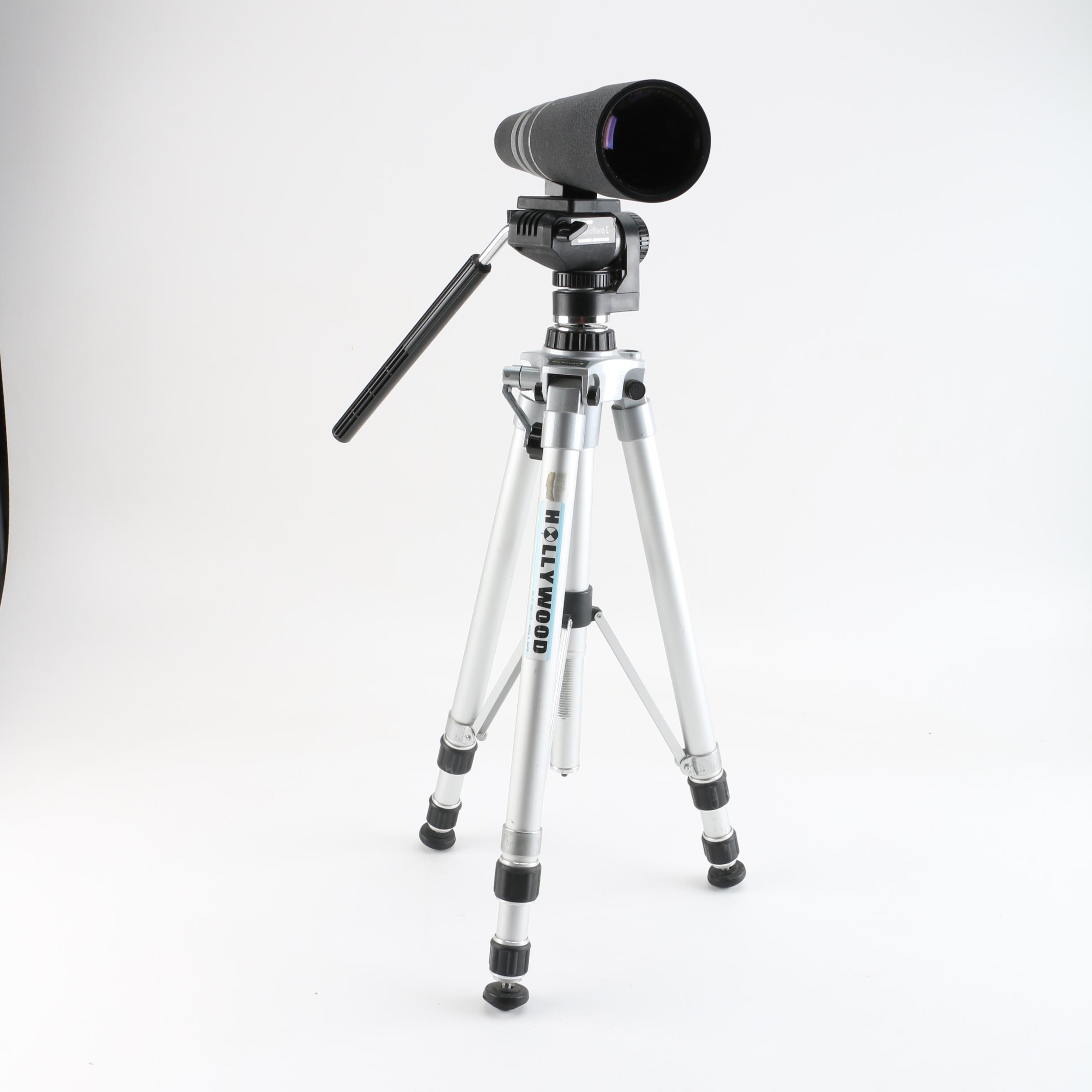 Bausch & Lomb 60mm Zoom Telescope with Hollywood Tripod