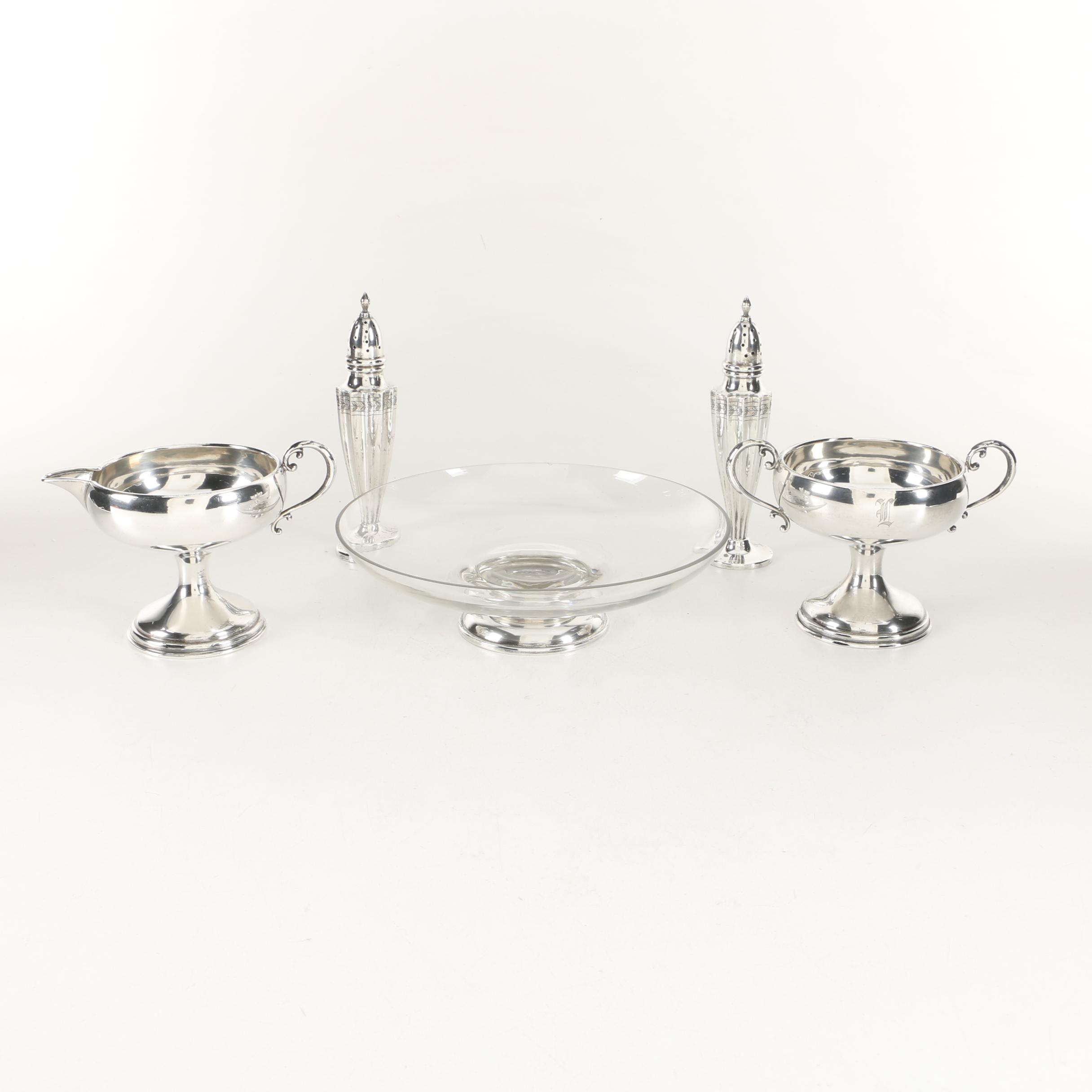 J. Wagner & Son Sterling Silver Shaker Set with Other Weighted Sterling