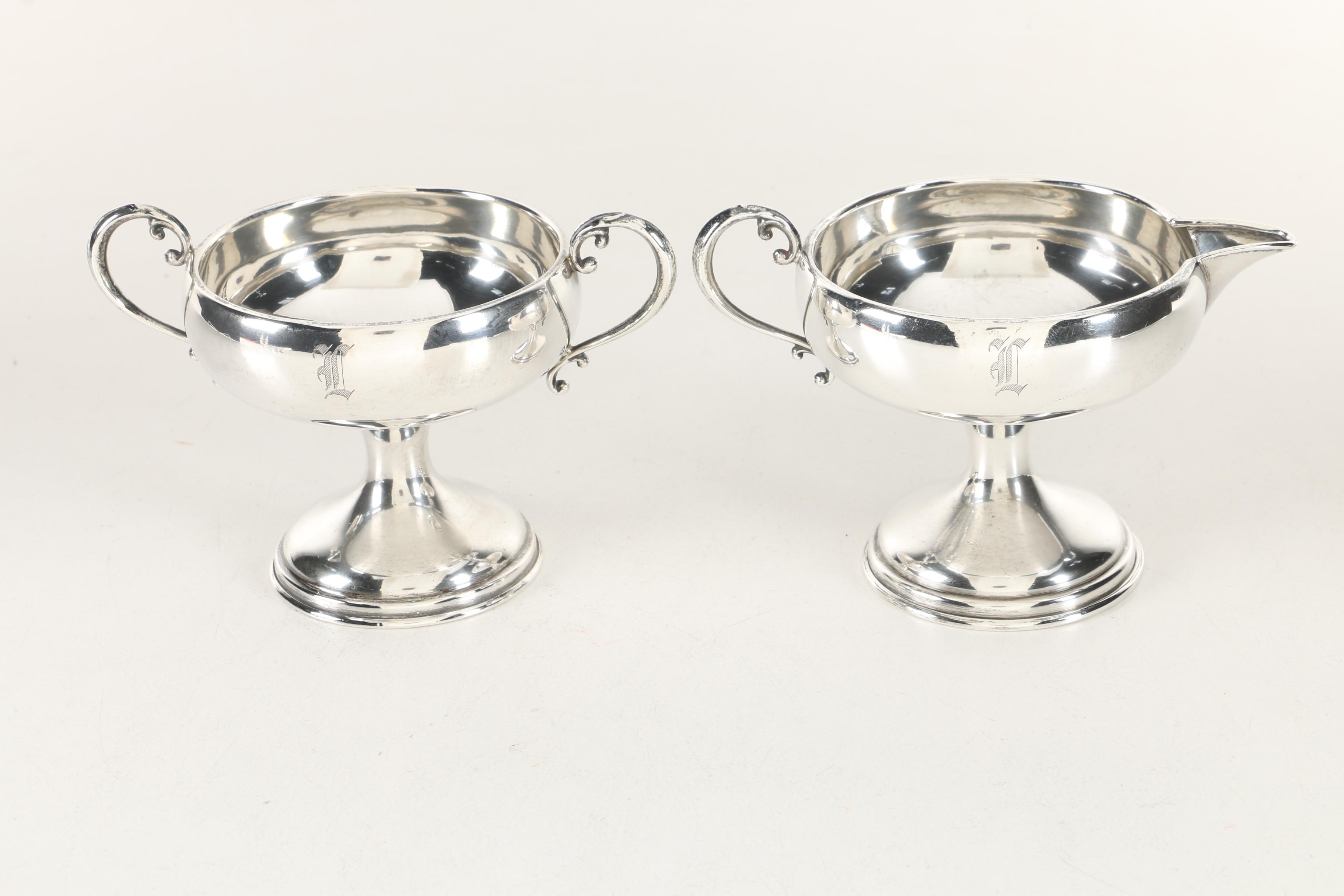 J. Wagner & Son Sterling Silver Shaker Set with Other Weighted Sterling