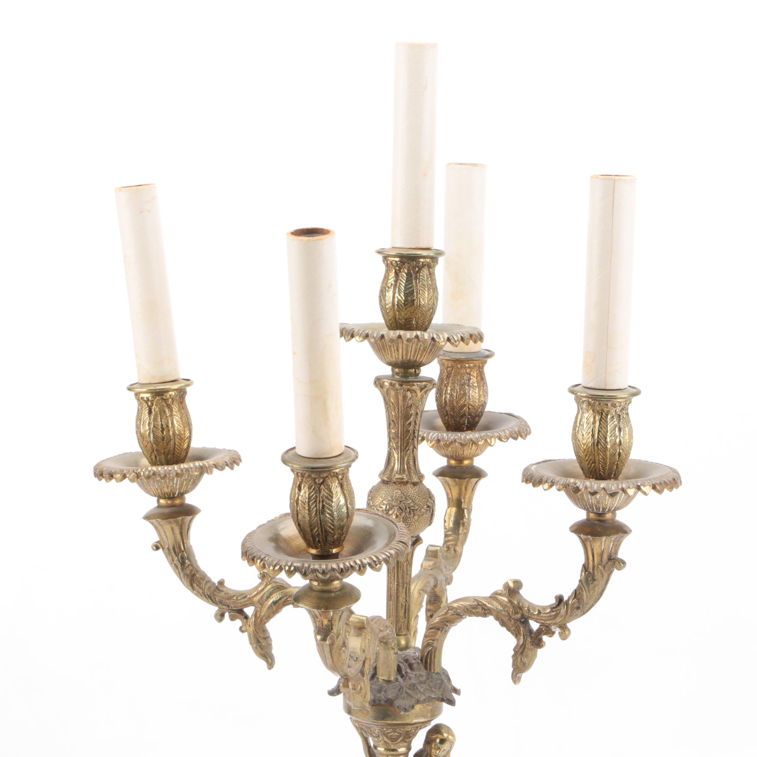 Vintage Candelabra Style Table Lamp