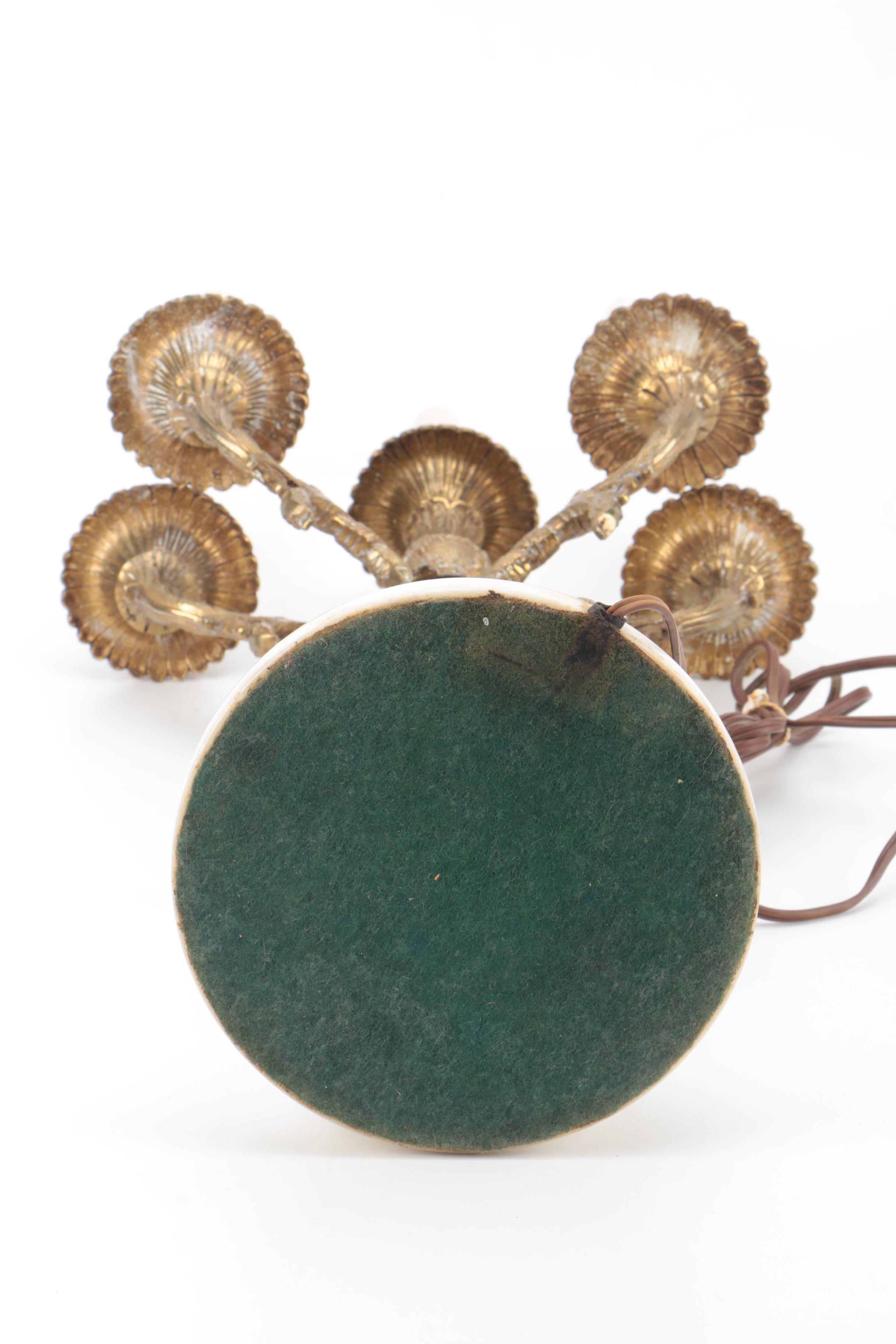 Vintage Candelabra Style Table Lamp