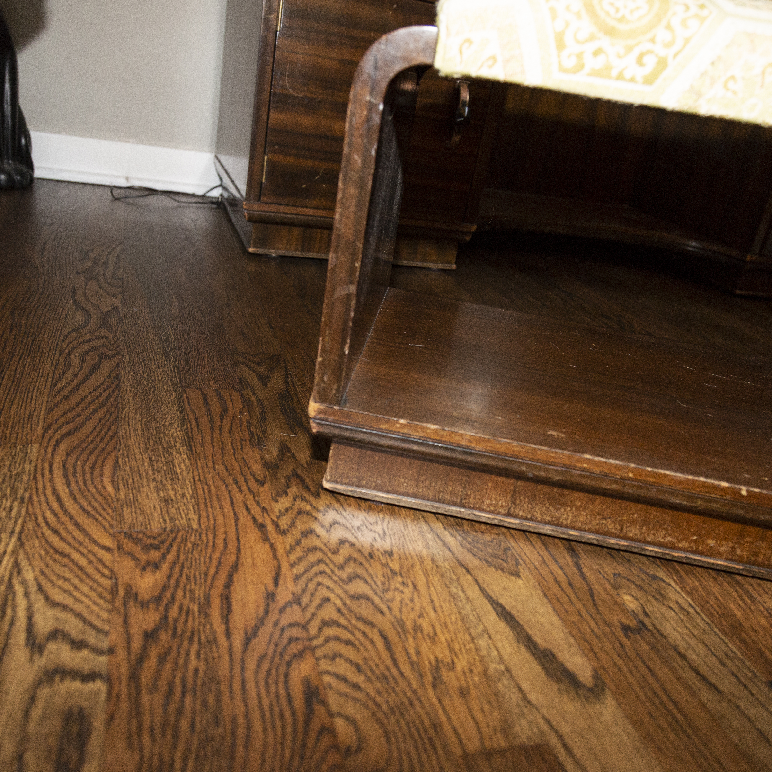 Vintage Art Deco Vanity with Mirror and Stool