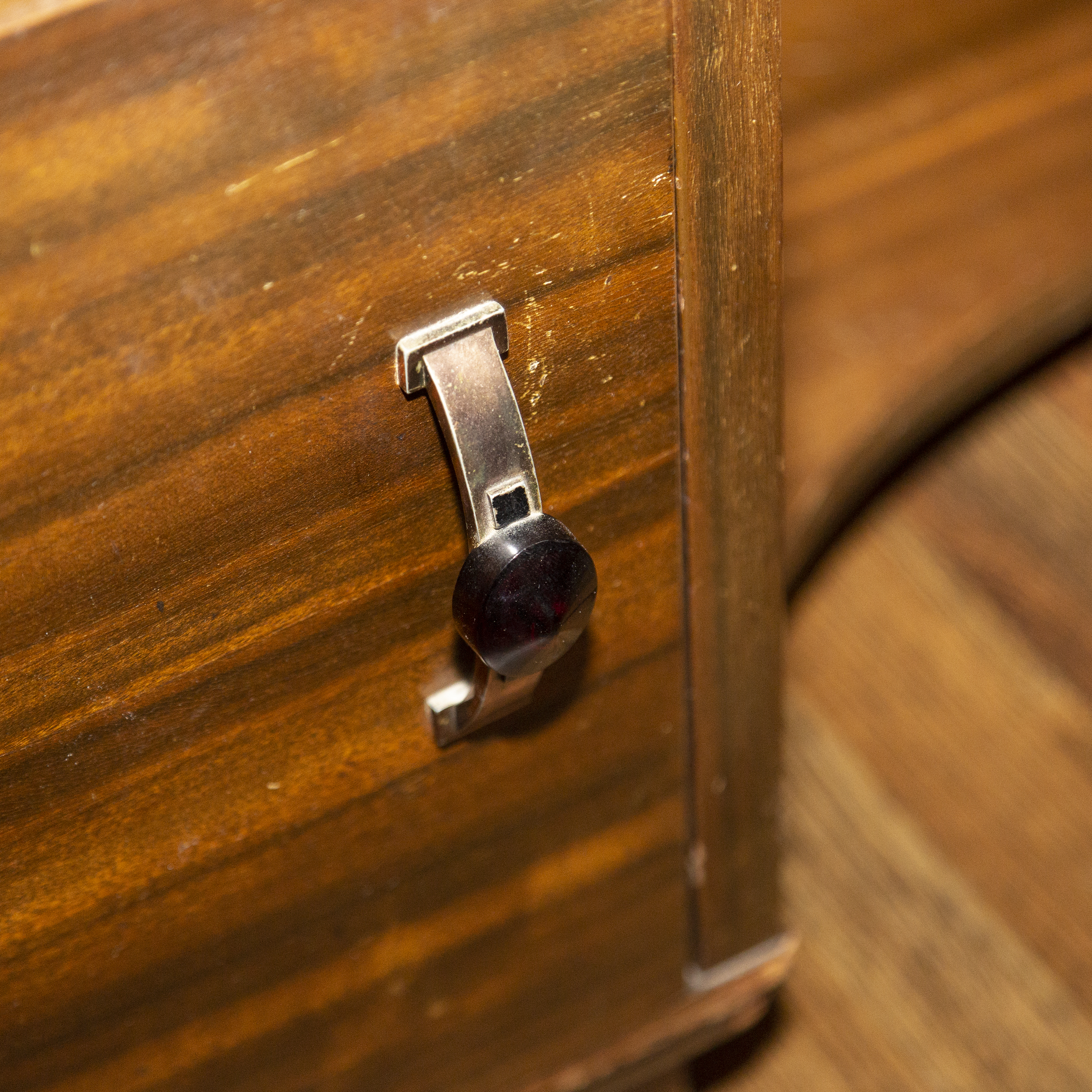 Vintage Art Deco Vanity with Mirror and Stool