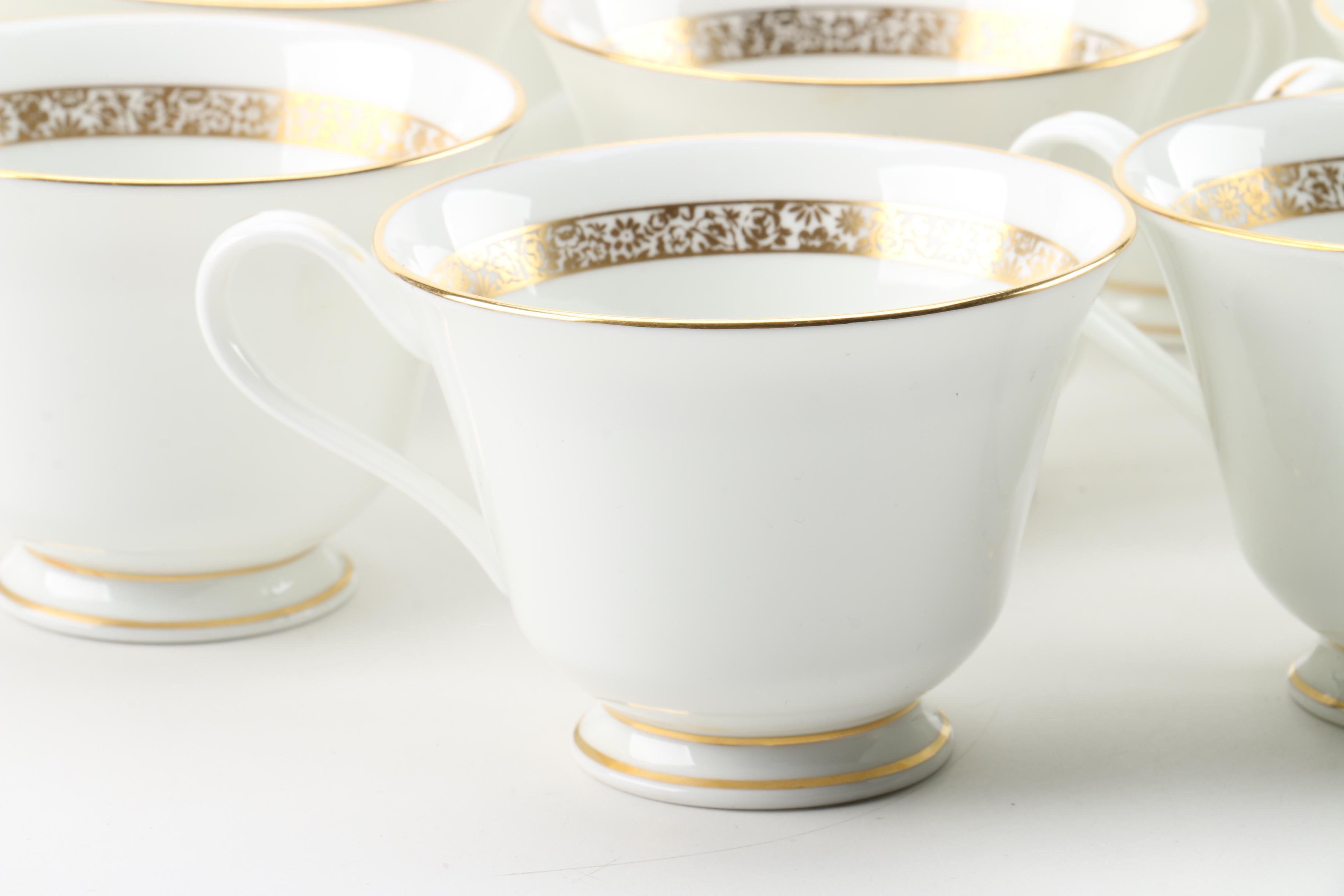 Vintage Oxford "Golden Glen" Bone China Tableware