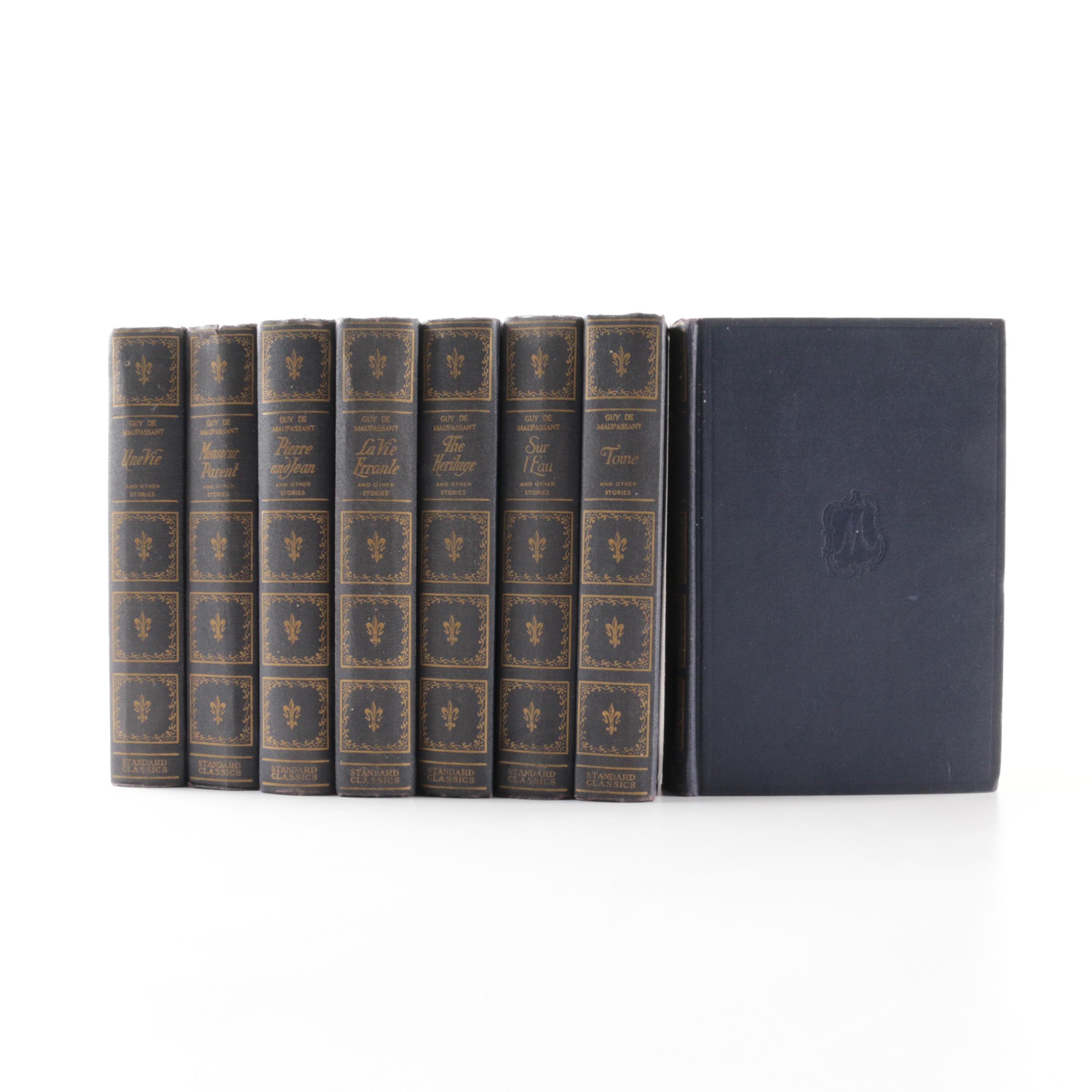 1922 Guy de Maupassant Eight-Volume Set