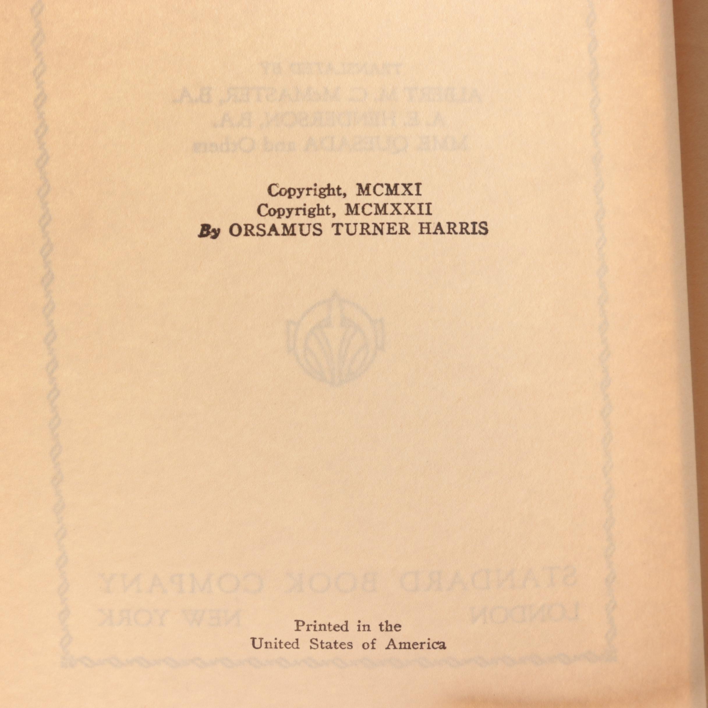 1922 Guy de Maupassant Eight-Volume Set