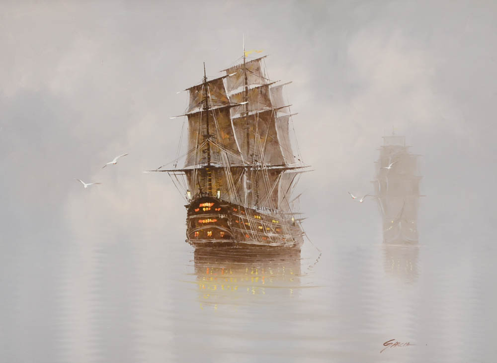 T. Garcia Oil Painting