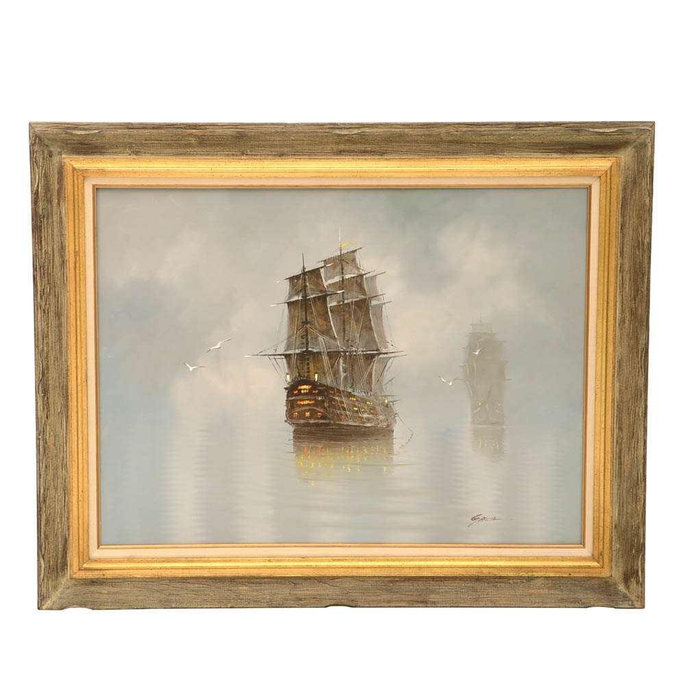 T. Garcia Oil Painting