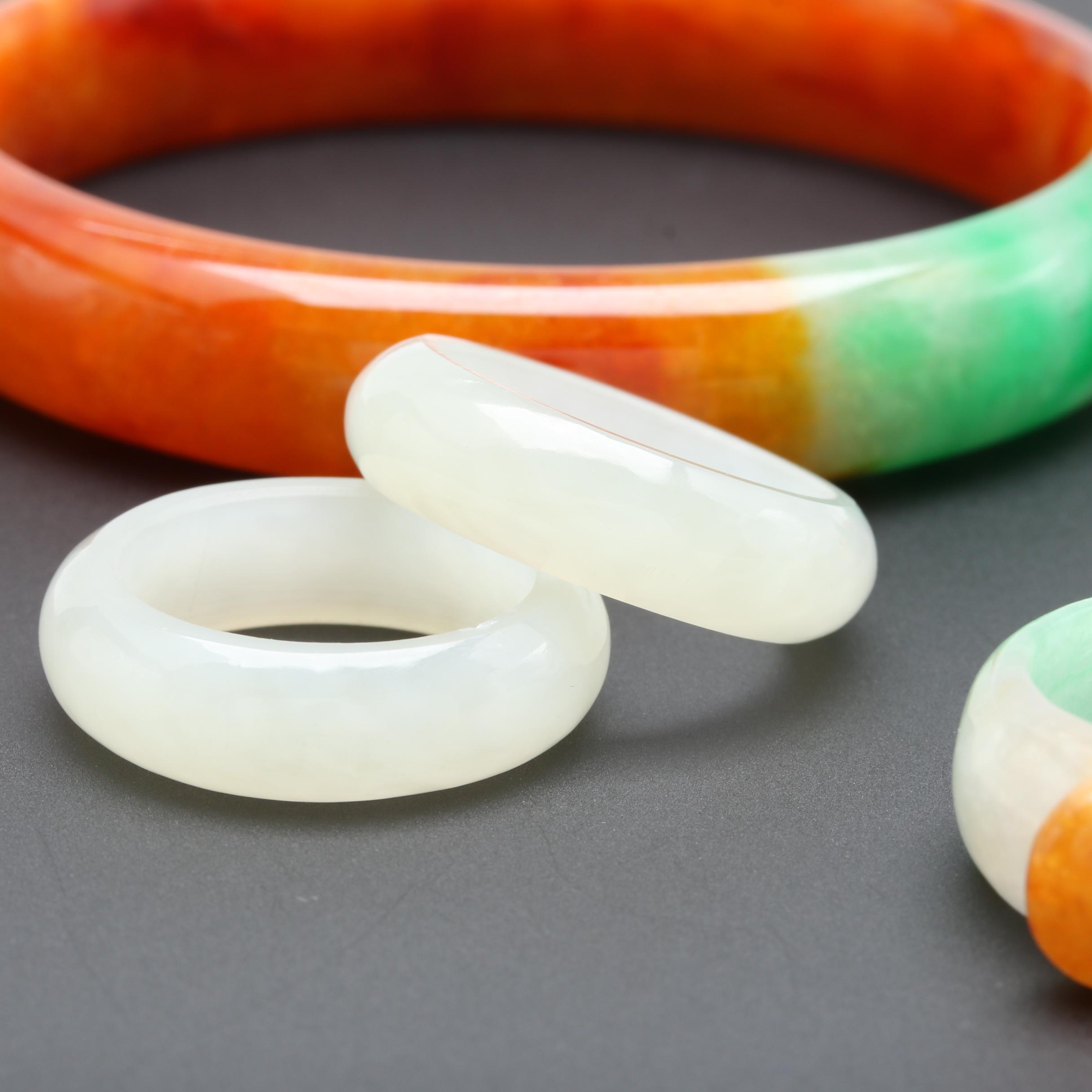 Dyed Jadeite Jewelry Assortment