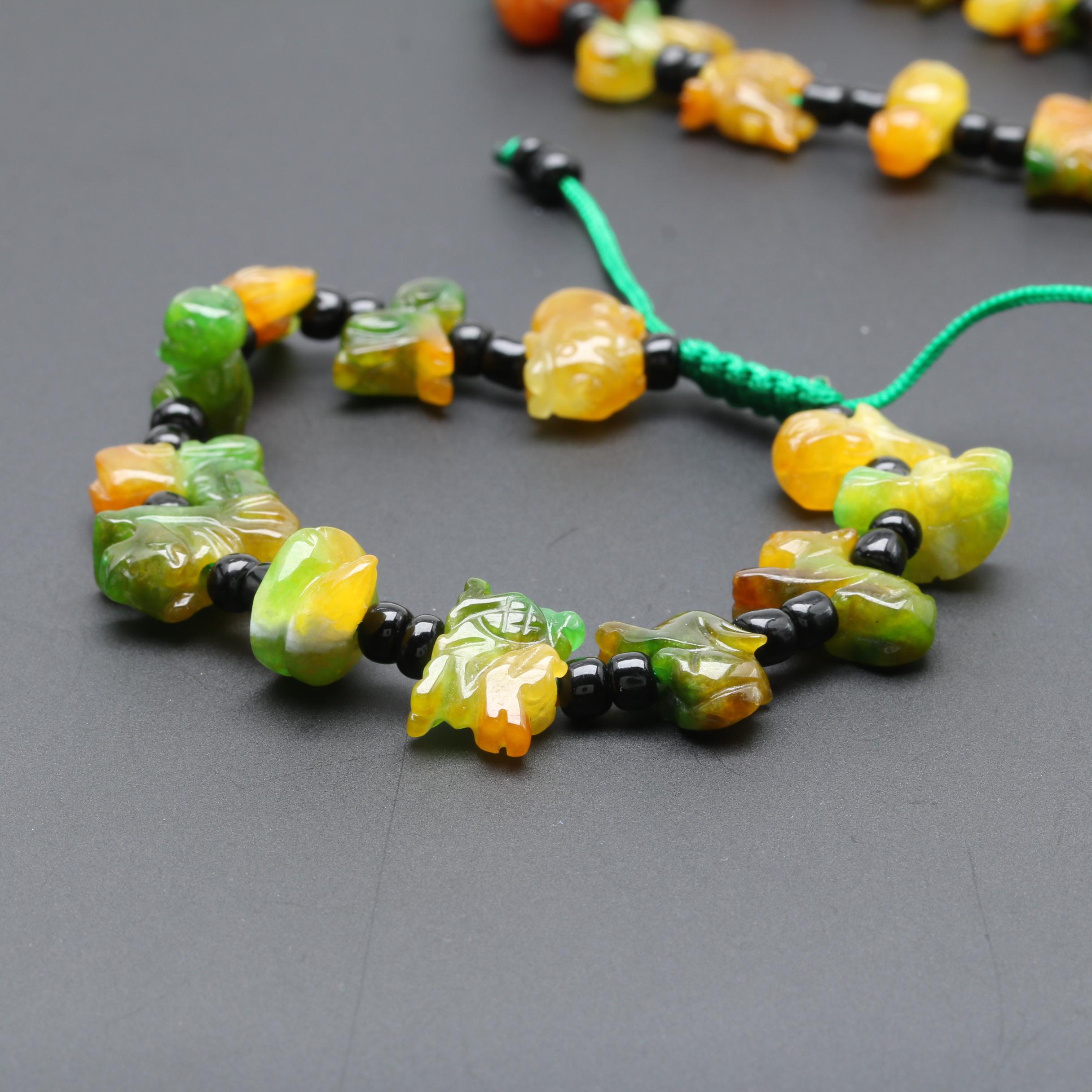 Dyed Jadeite Jewelry Assortment