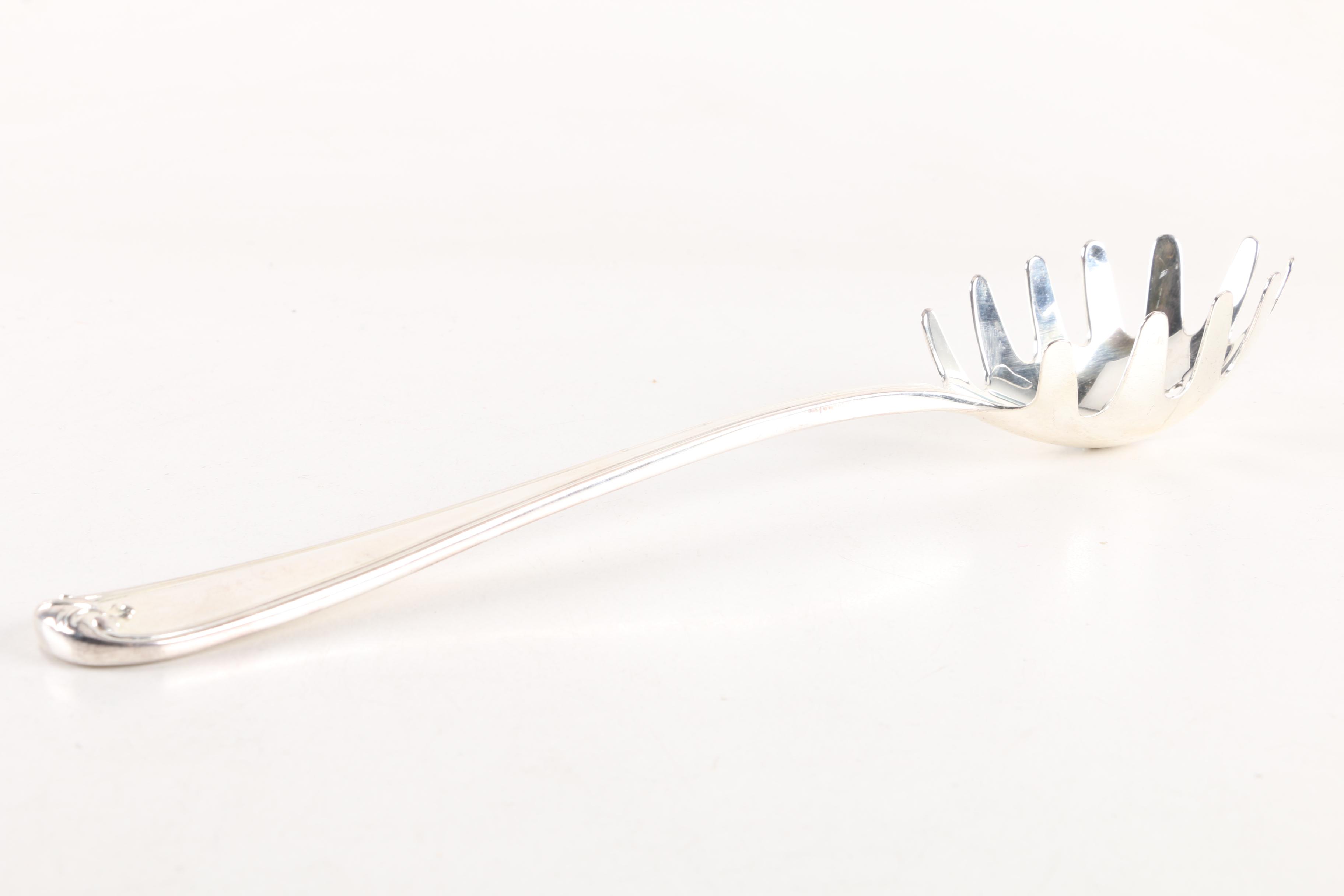 Gorham "Heritage" Silver Plate Pasta Server with Serving Spoon