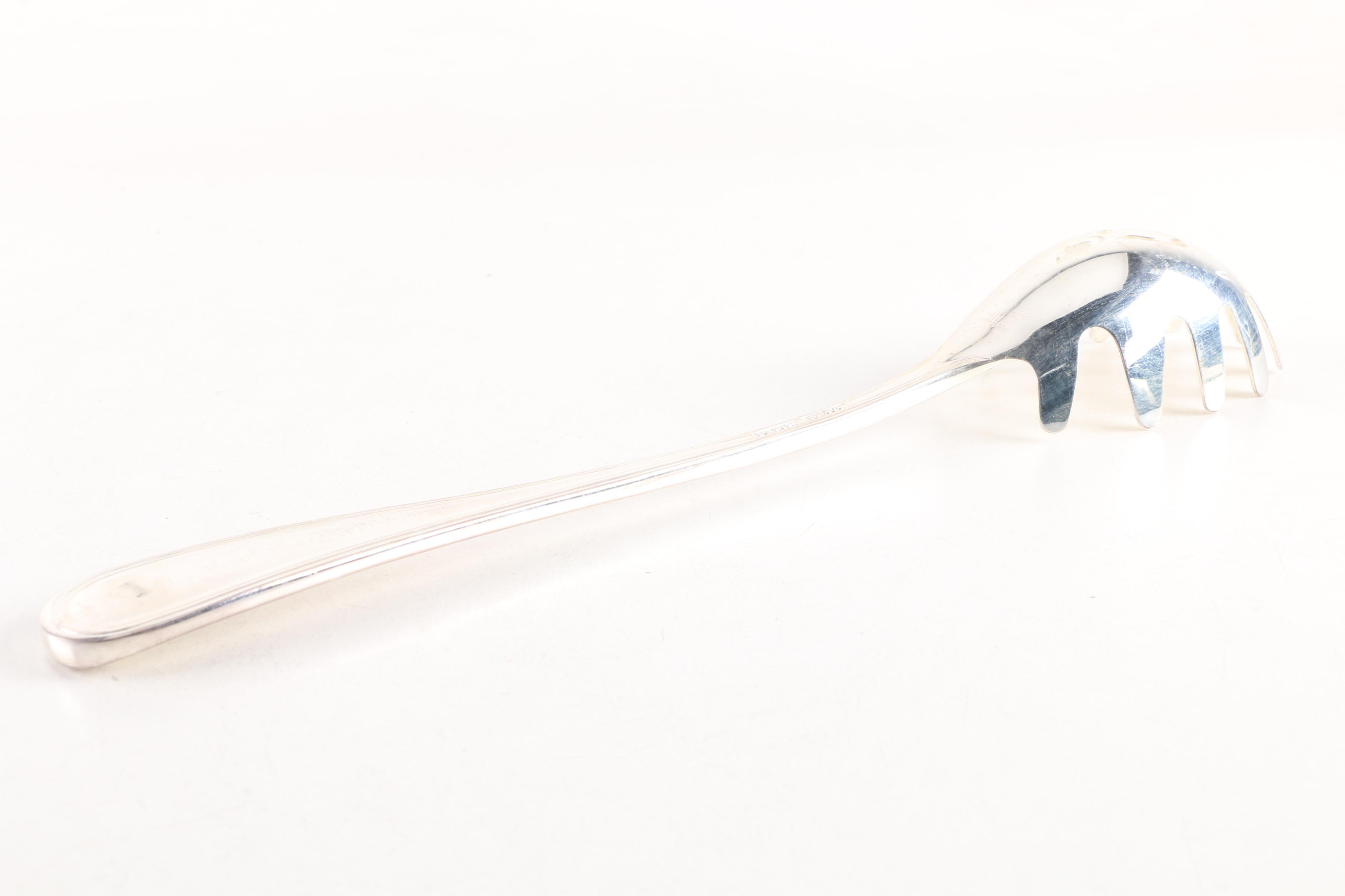 Gorham "Heritage" Silver Plate Pasta Server with Serving Spoon