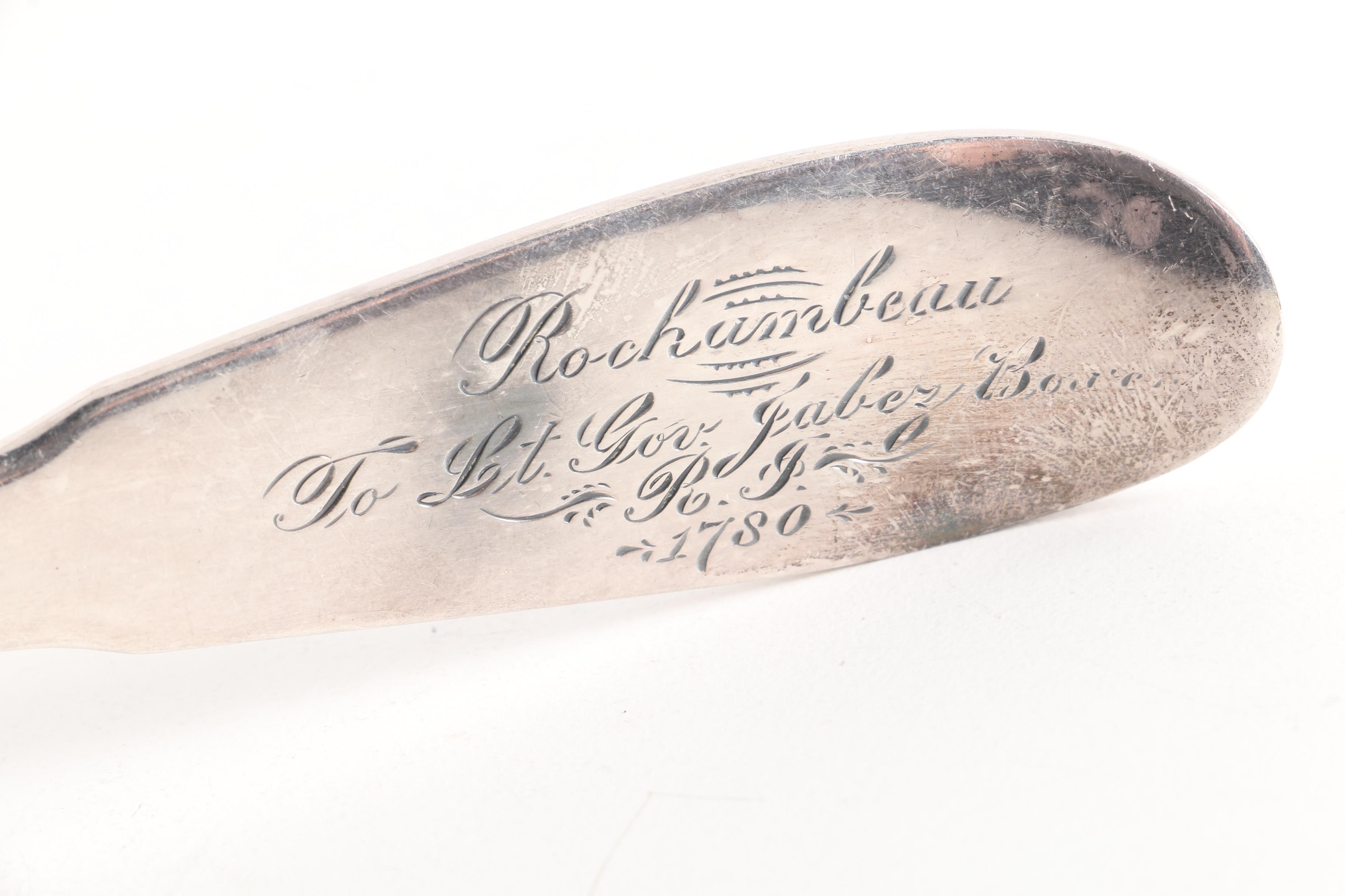 Gorham "Heritage" Silver Plate Pasta Server with Serving Spoon